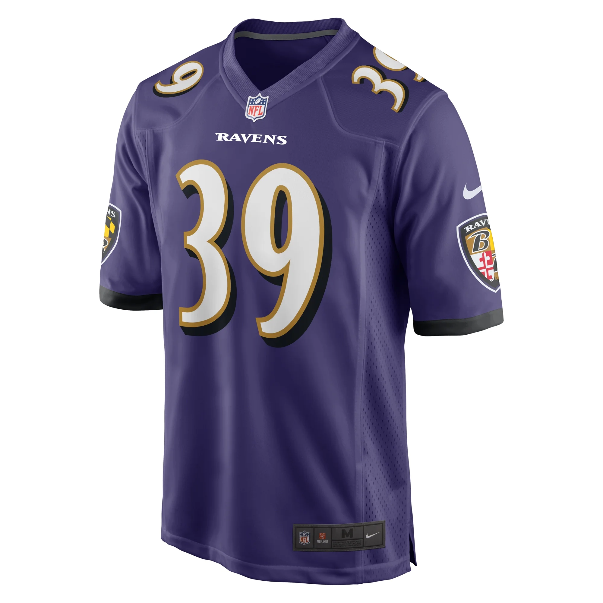 Men's Nike Duron Harmon Purple Baltimore Ravens Game Jersey