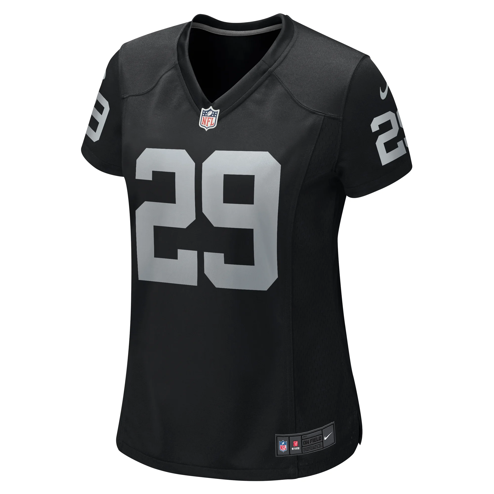 Women's Nike Christopher Smith II Black Las Vegas Raiders Team Game Jersey