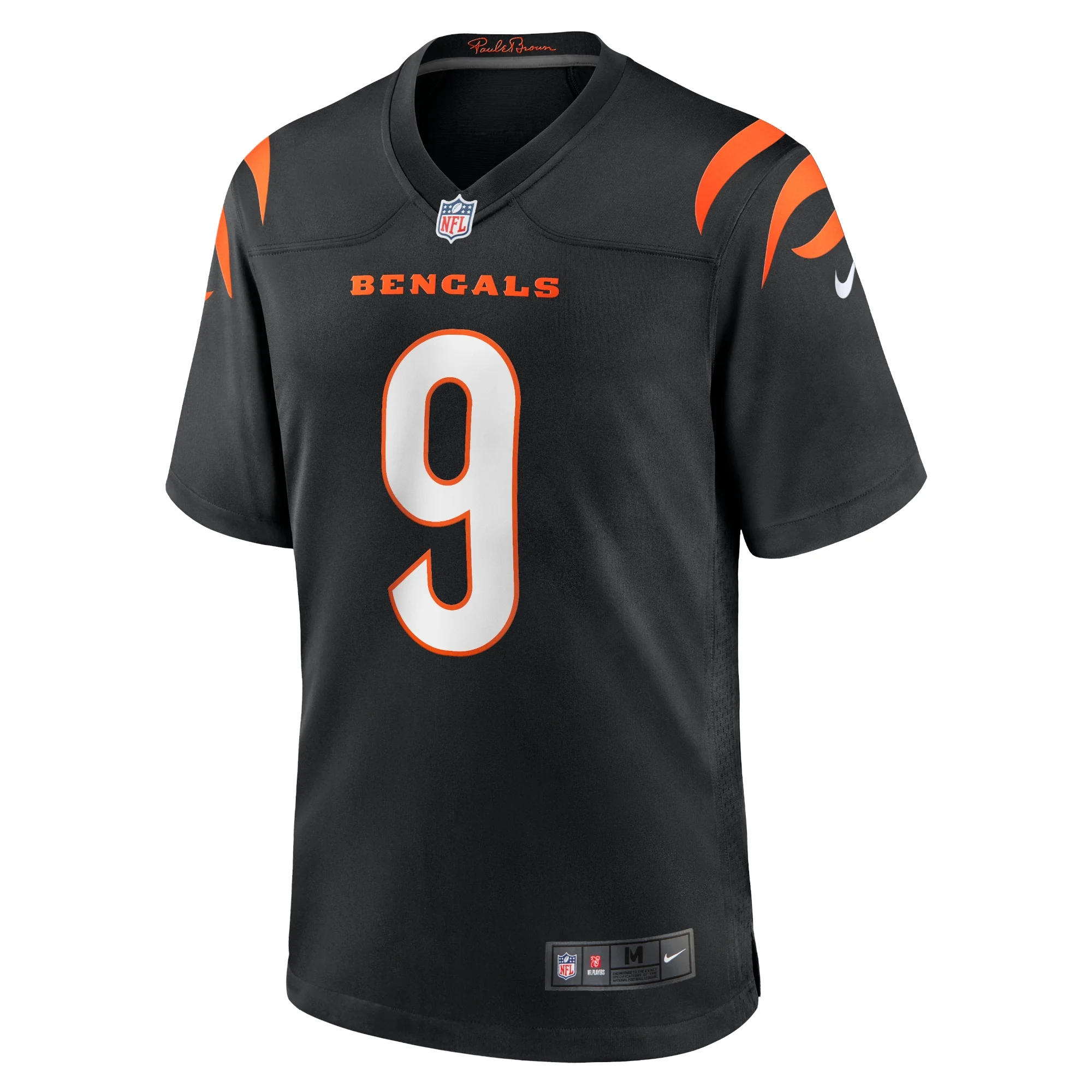 Men's Nike Joe Burrow Black Cincinnati Bengals Player Game Jersey