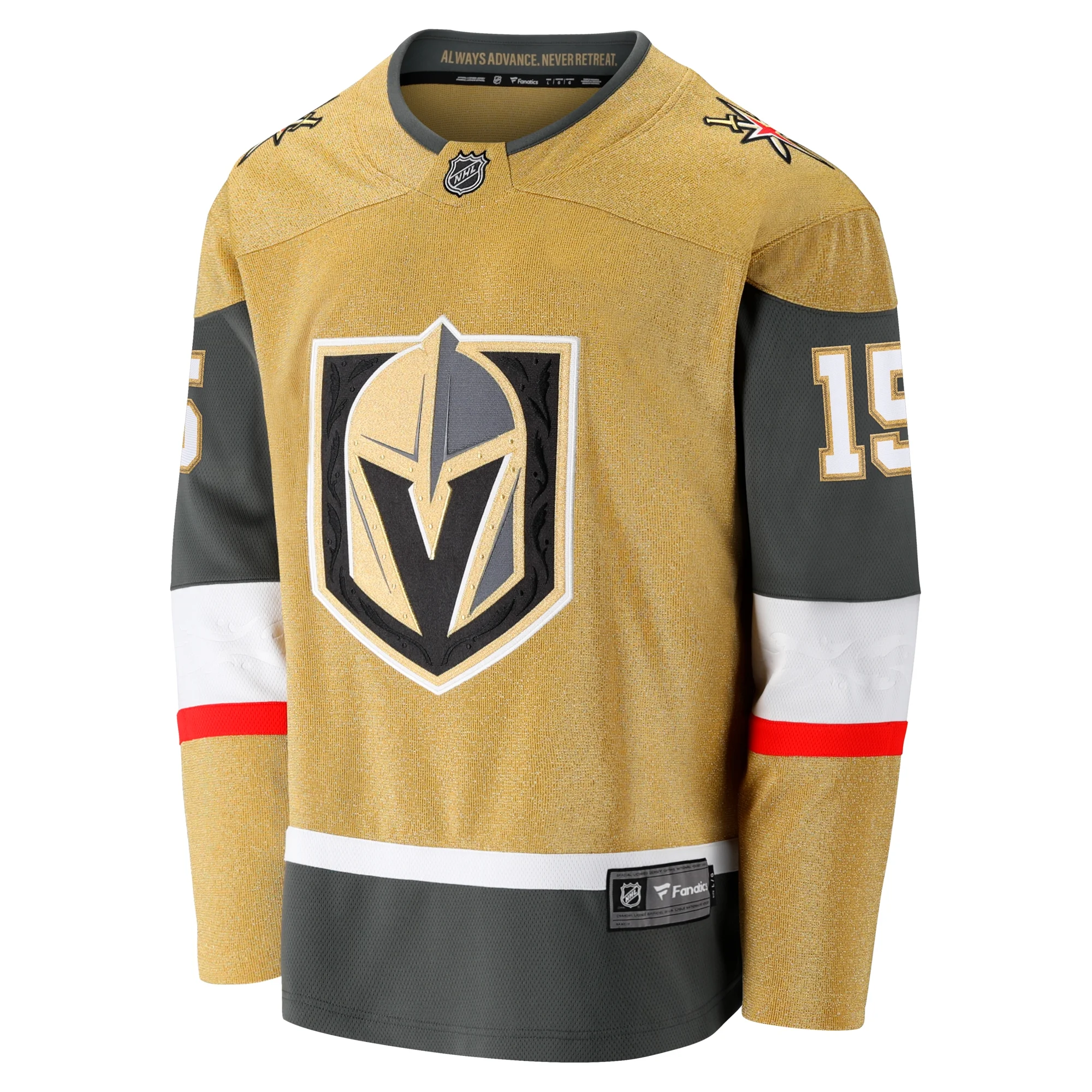Men's Fanatics Noah Hanifin Gold Vegas Golden Knights Home Breakaway Jersey