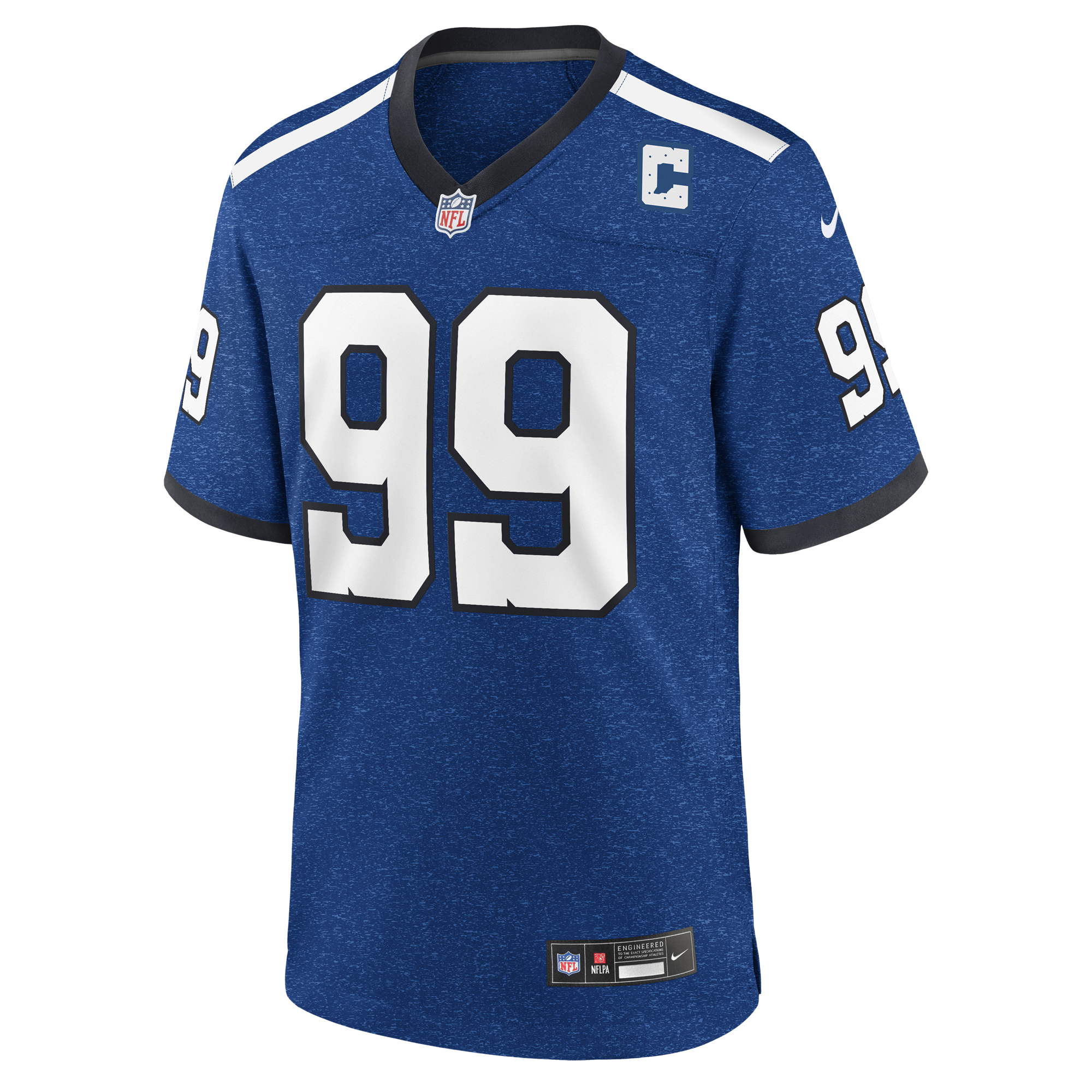 Men's Nike DeForest Buckner Royal Indianapolis Colts Indiana Nights Alternate Game Jersey