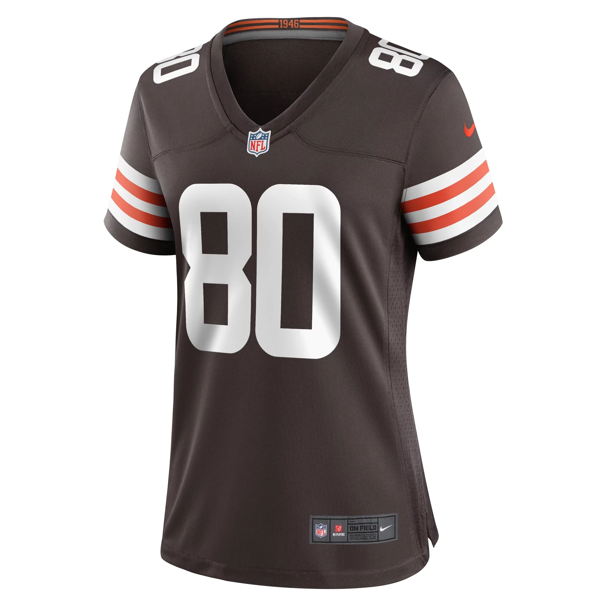 Women's Nike Austin Watkins Jr. Brown Cleveland Browns Team Game Jersey
