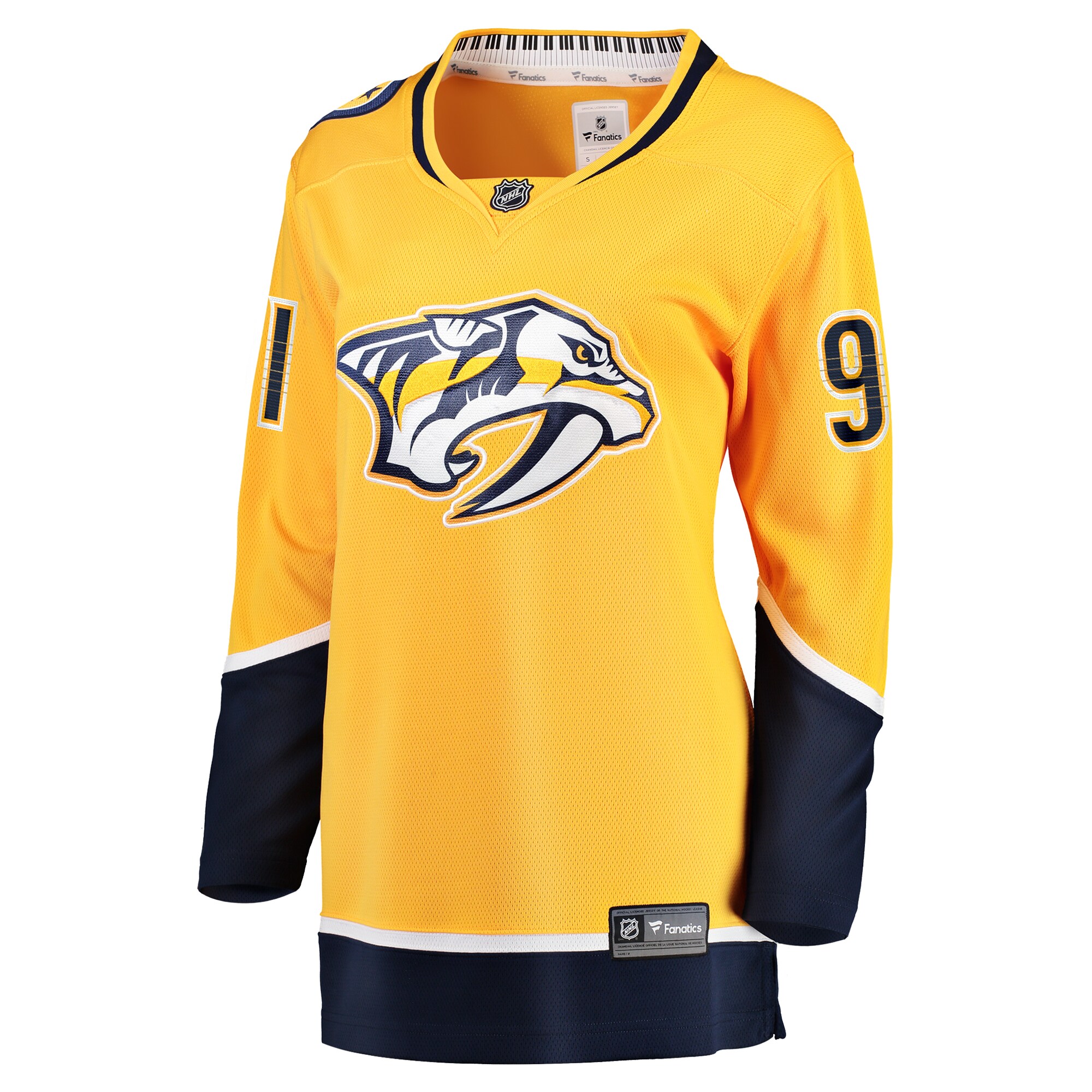 Steven Stamkos Nashville Predators Fanatics Women's Home Premier Breakaway Player Jersey - Gold