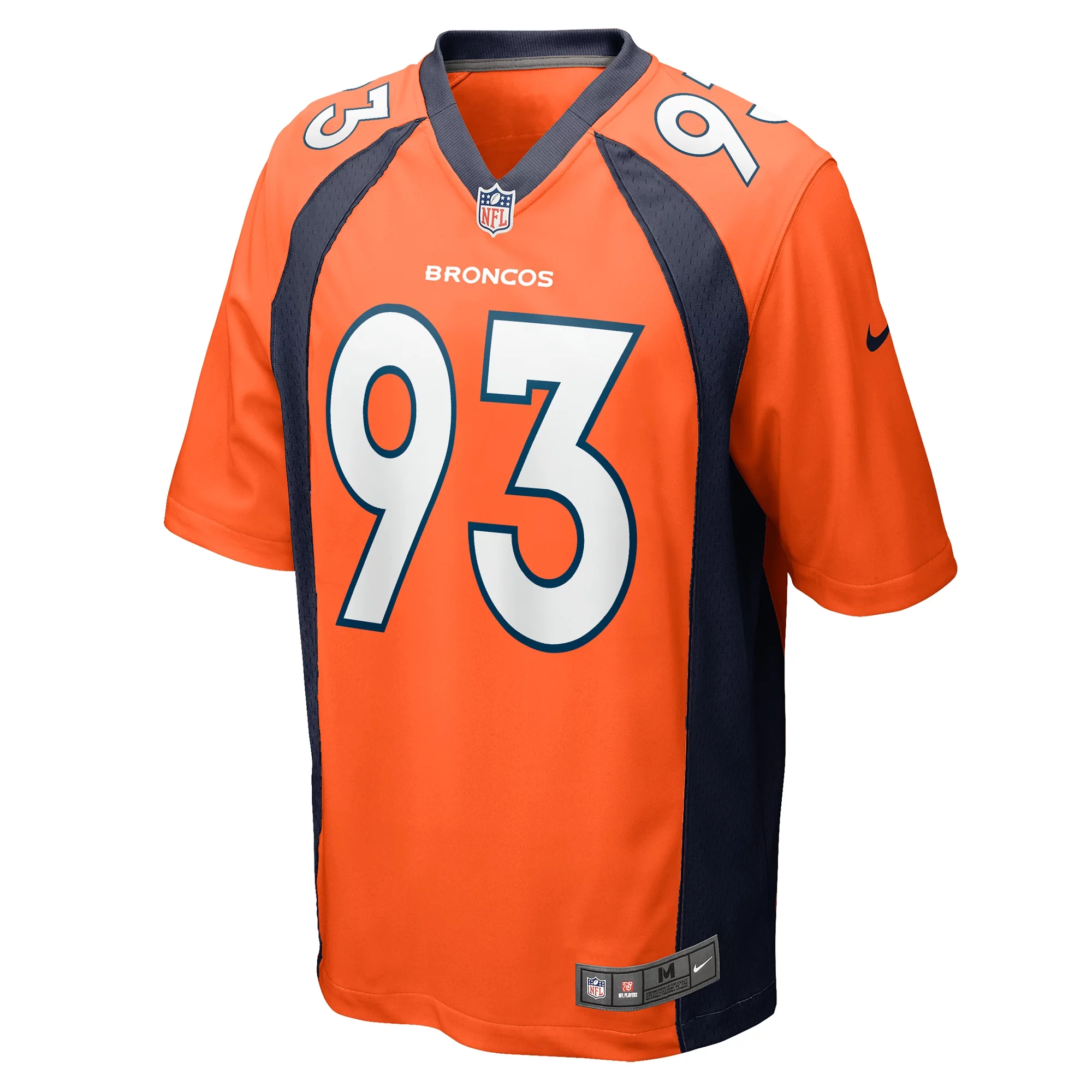 Men's Nike Troy Jones Orange Denver Broncos Game Jersey
