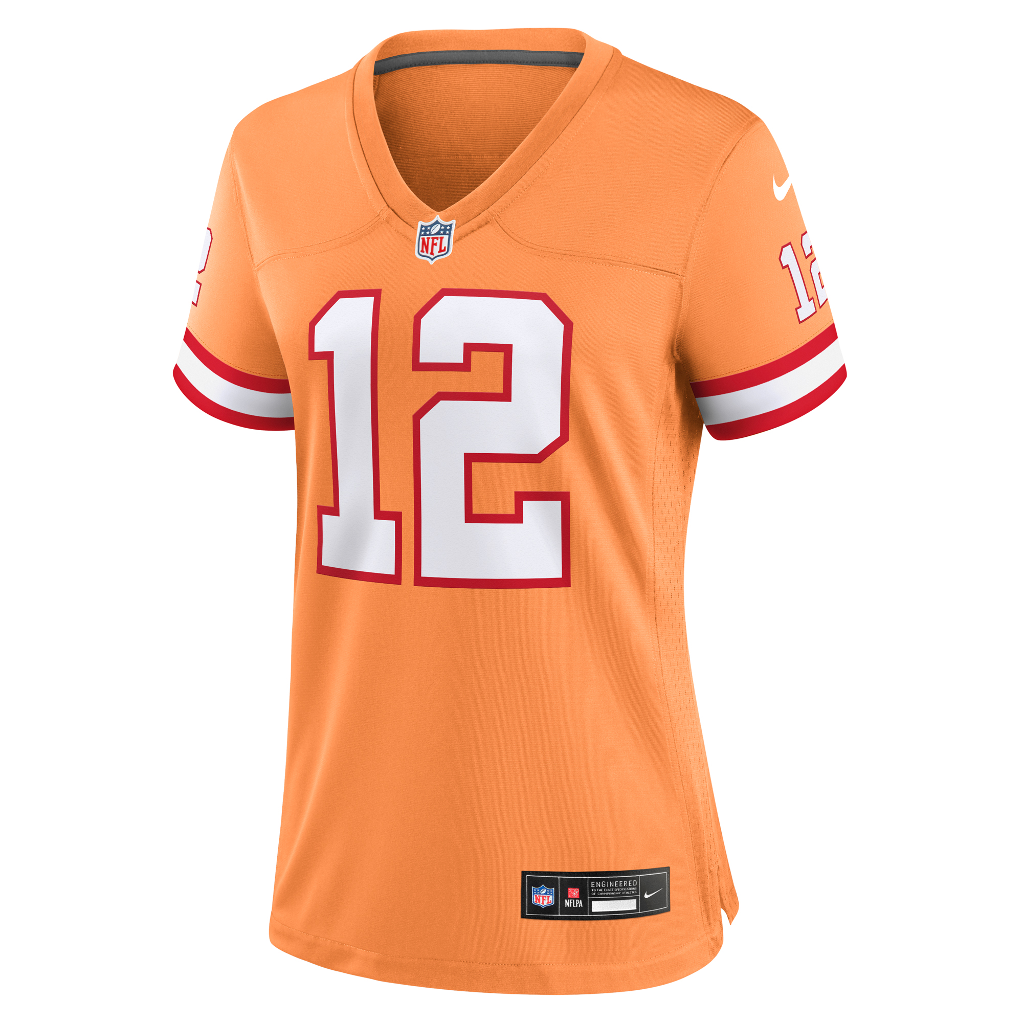 Women's Nike Tom Brady Orange Tampa Bay Buccaneers Player Jersey
