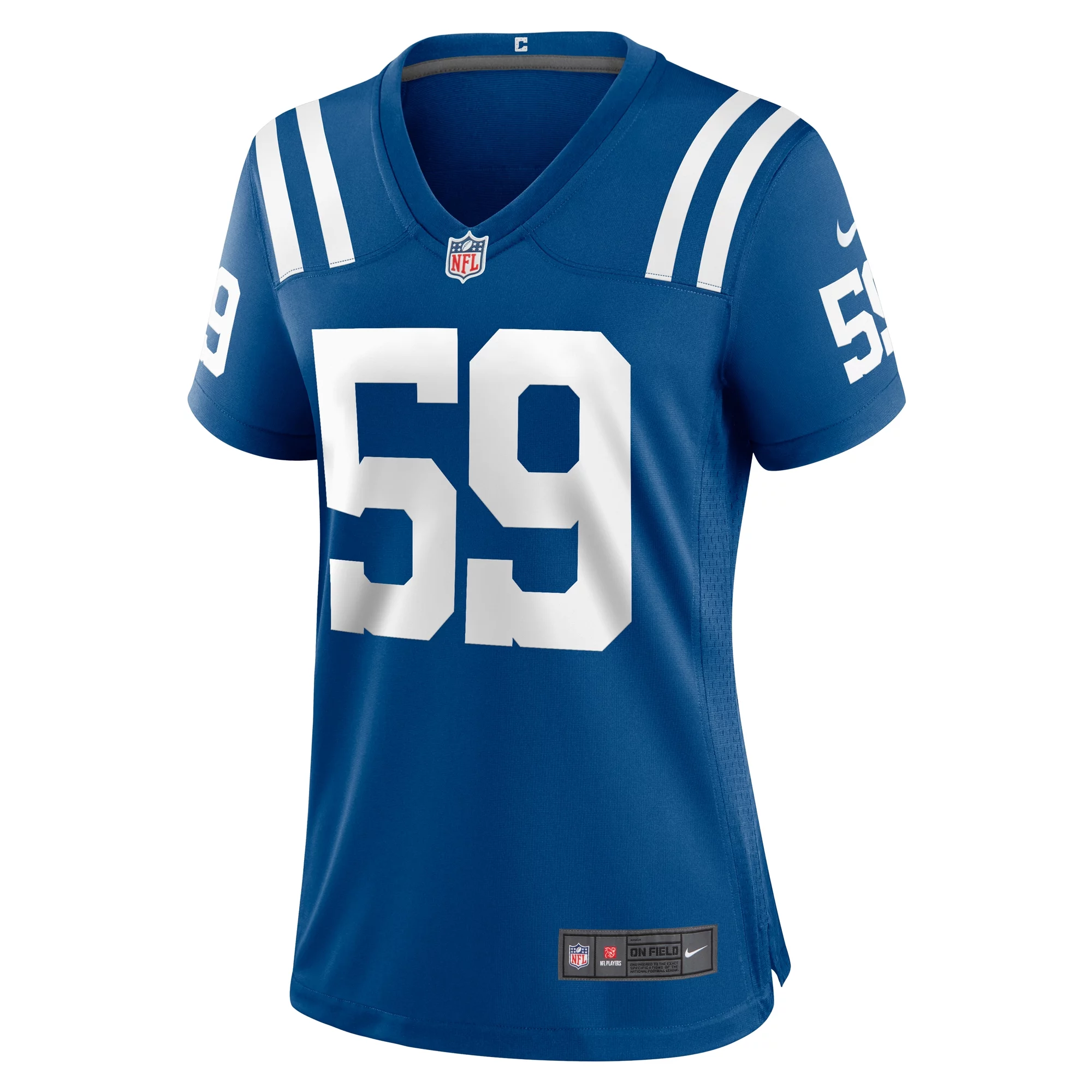 Women's Nike Cameron McGrone Royal Indianapolis Colts Team Game Jersey