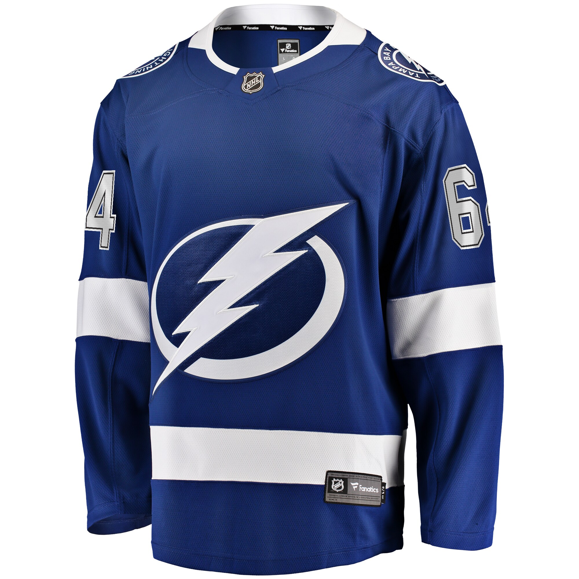 Tyler Motte Tampa Bay Lightning Fanatics Home Premier Breakaway Player Jersey - Blue