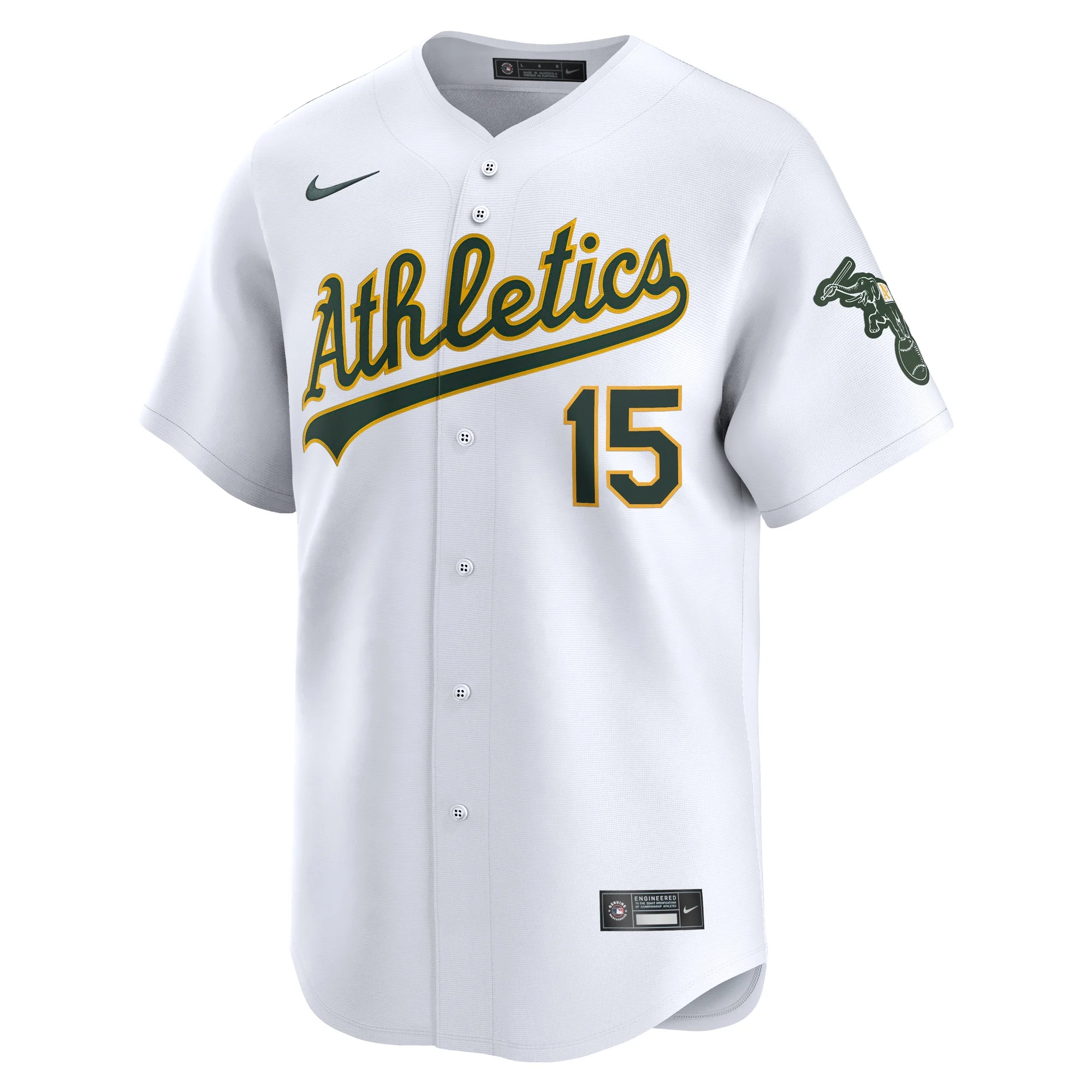 Men's Nike Seth Brown White Oakland Athletics Home Limited Player Jersey