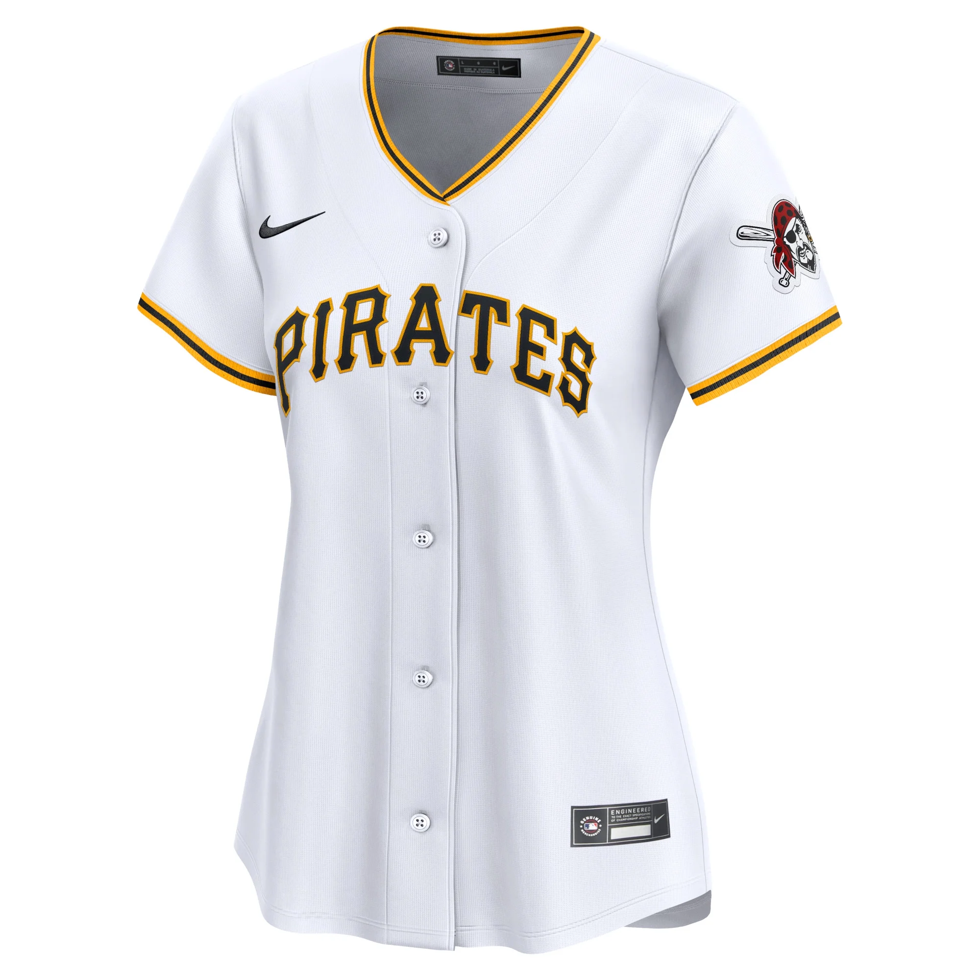 Women's Nike White Pittsburgh Pirates 2024 Jackie Robinson Day Home Limited Jersey