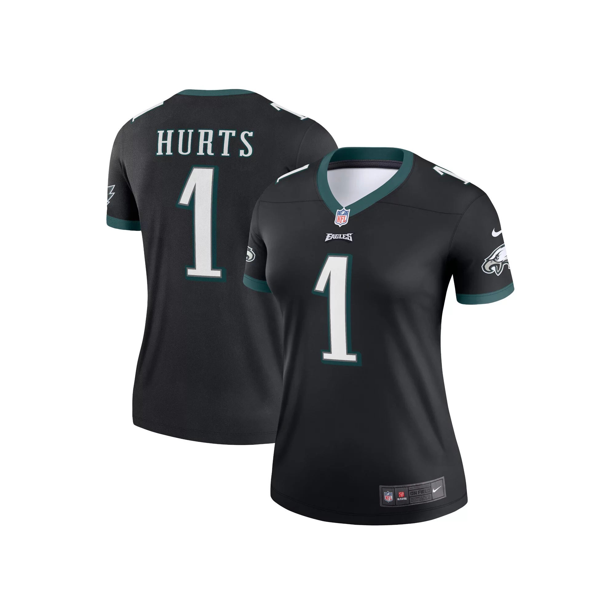 Women's Nike Jalen Hurts Black Philadelphia Eagles Legend Jersey