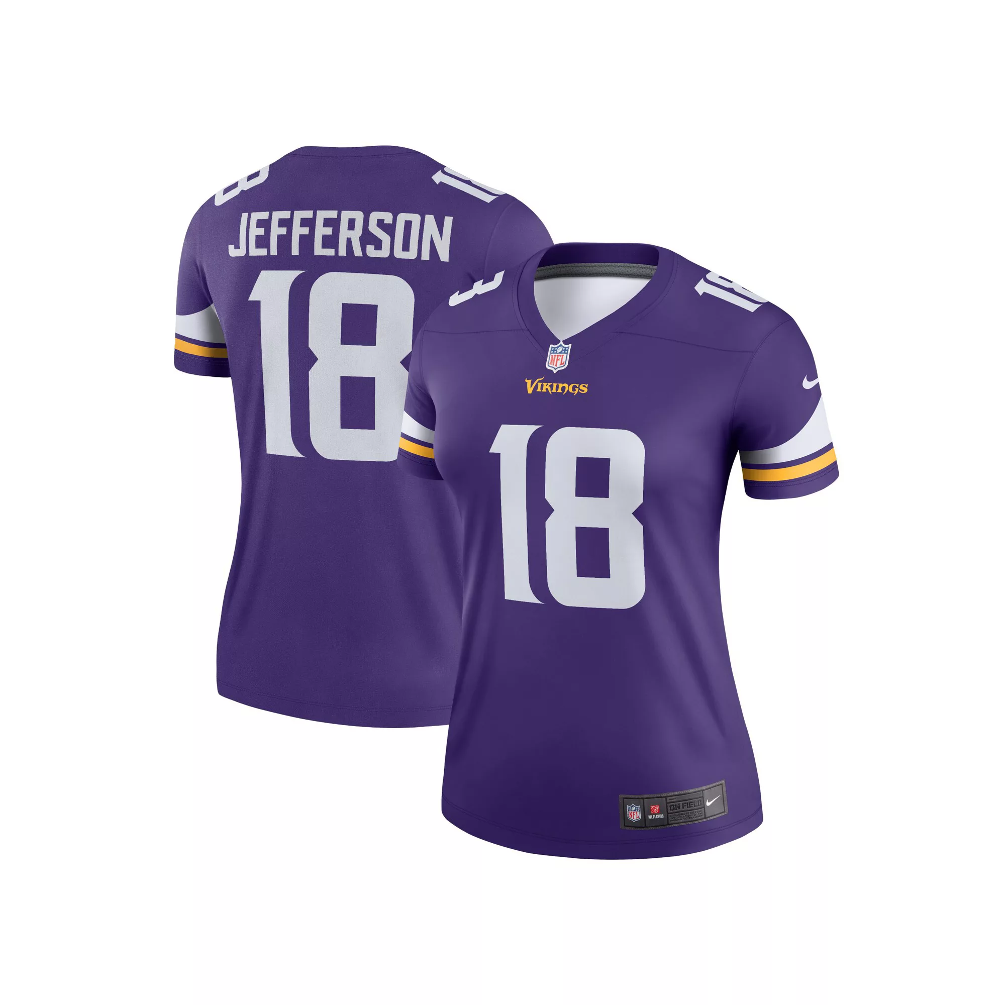Women's Nike Justin Jefferson Purple Minnesota Vikings Legend Jersey