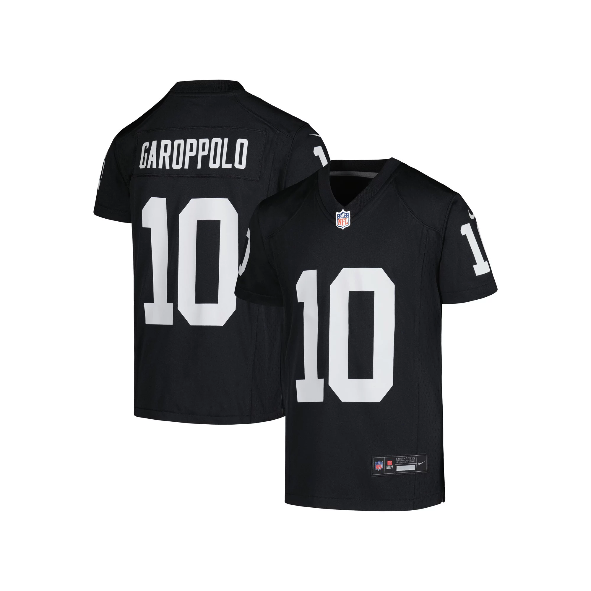 Youth Nike Jimmy Garoppolo Black Las Vegas Raiders Game Jersey