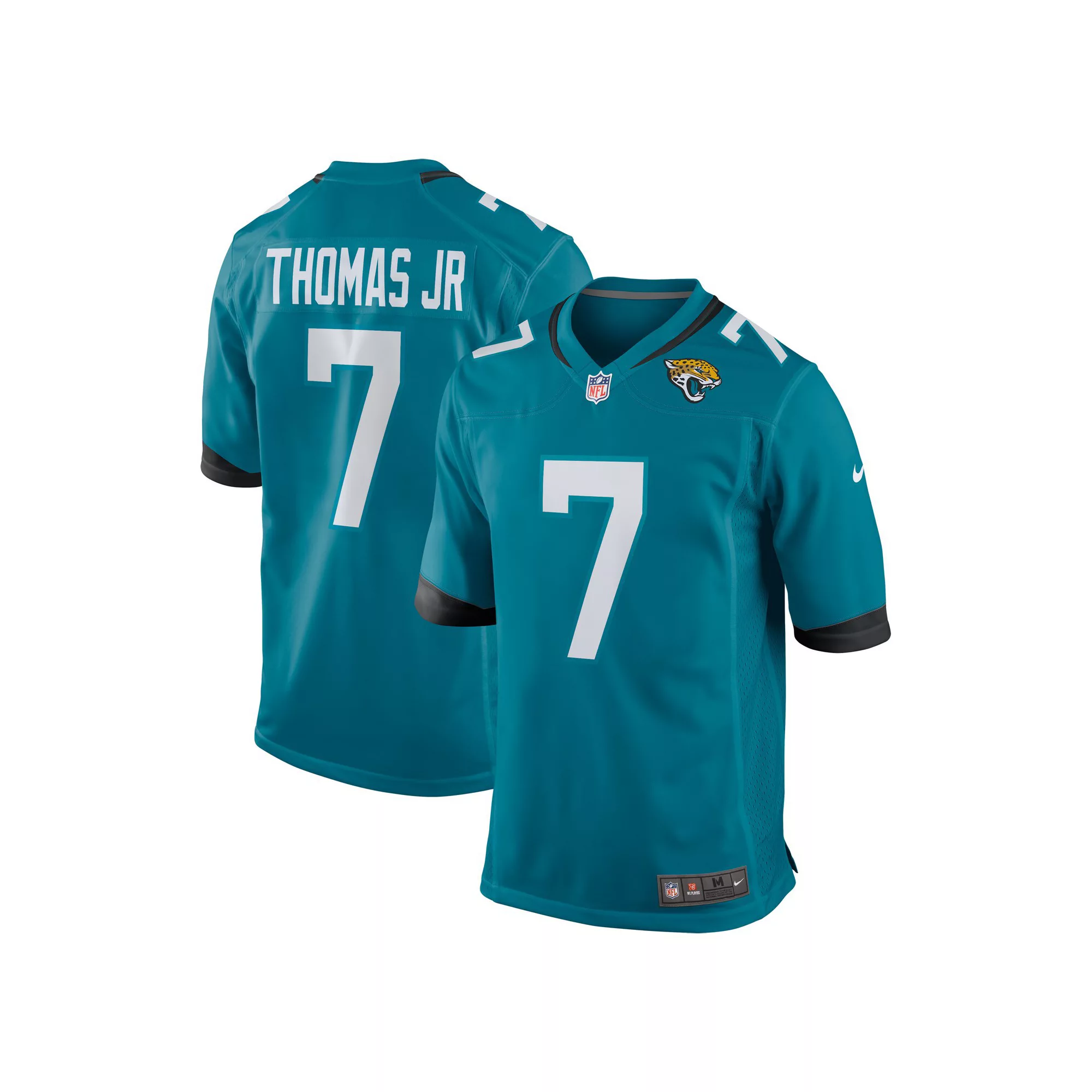 Men's Nike Brian Thomas Jr Teal Jacksonville Jaguars 2024 NFL Draft First Round Pick Player Game Jersey
