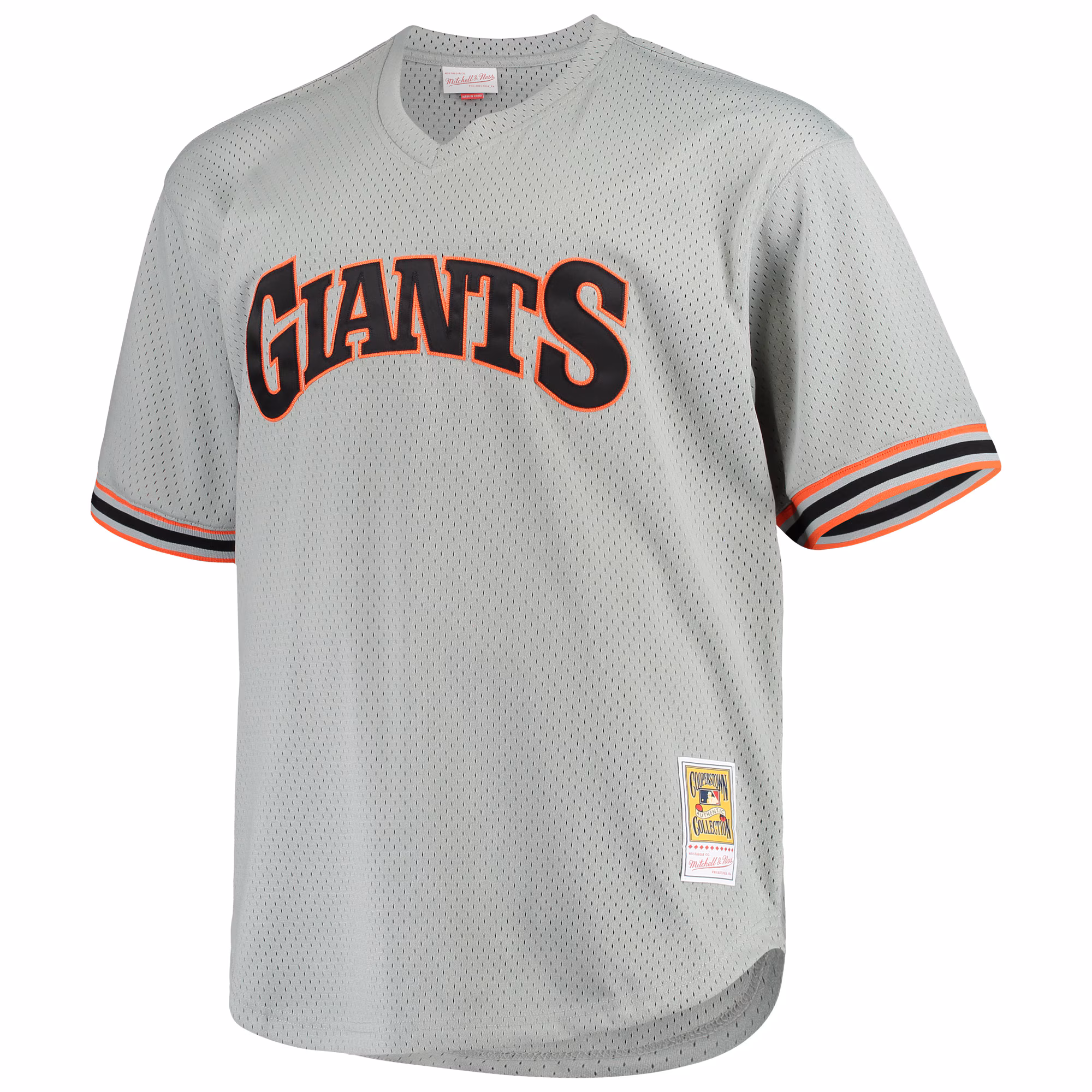 Will Clark San Francisco Giants Mitchell & Ness Big & Tall Cooperstown Collection Mesh Batting Practice Jersey - Gray