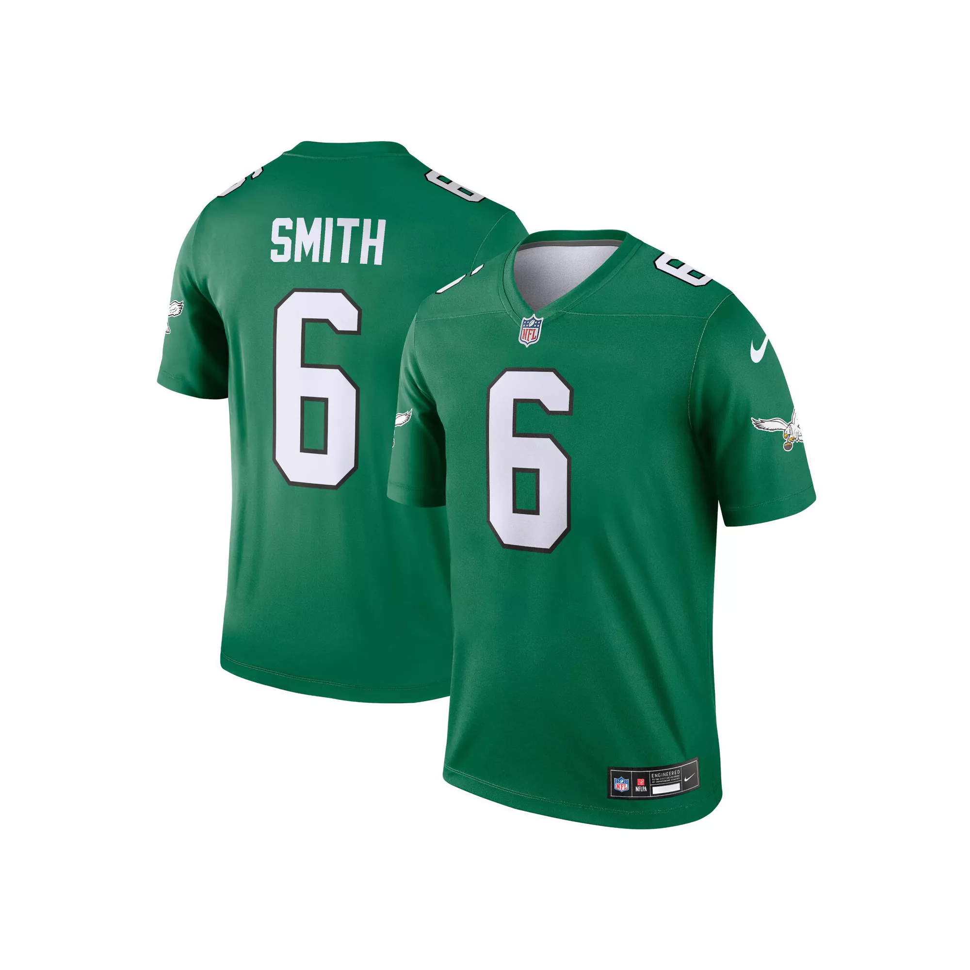 Men's Nike DeVonta Smith Kelly Green Philadelphia Eagles Legend Jersey
