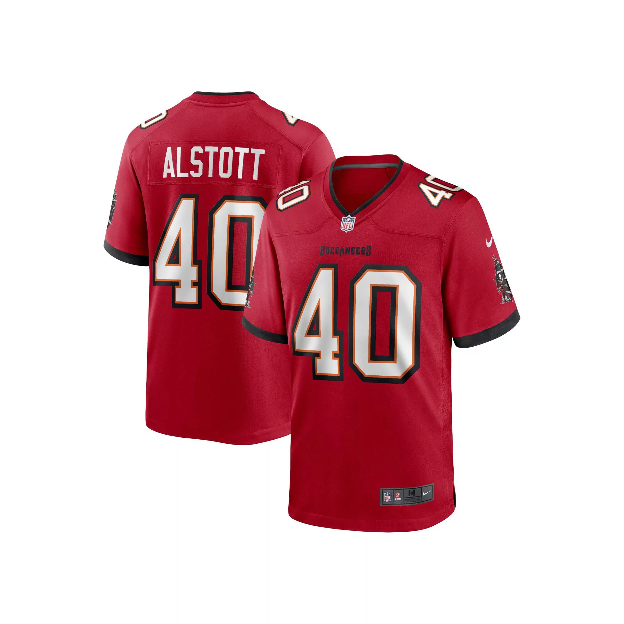 Men's Nike Mike Alstott Red Tampa Bay Buccaneers Retired Player Game Jersey