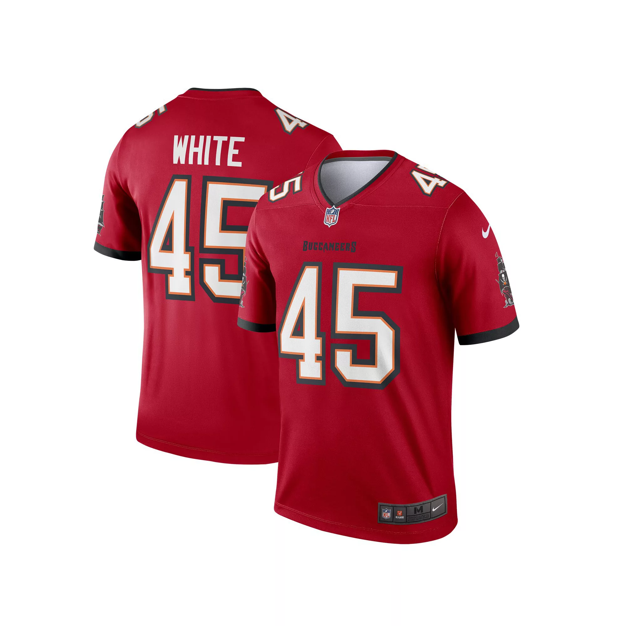 Men's Nike Devin White Red Tampa Bay Buccaneers Legend Jersey
