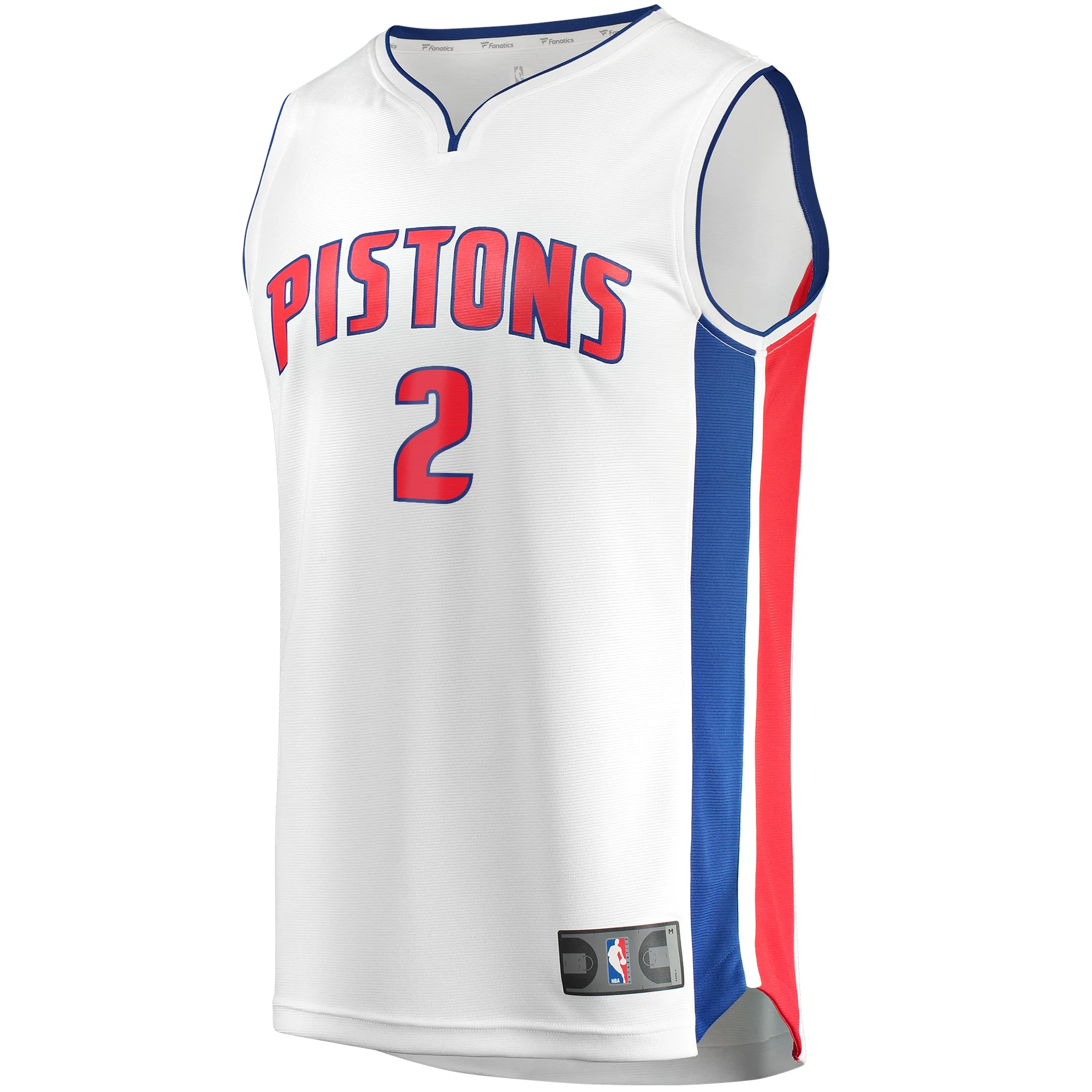 Men's Fanatics Cade Cunningham White Detroit Pistons Fast Break Replica Jersey - Association Edition