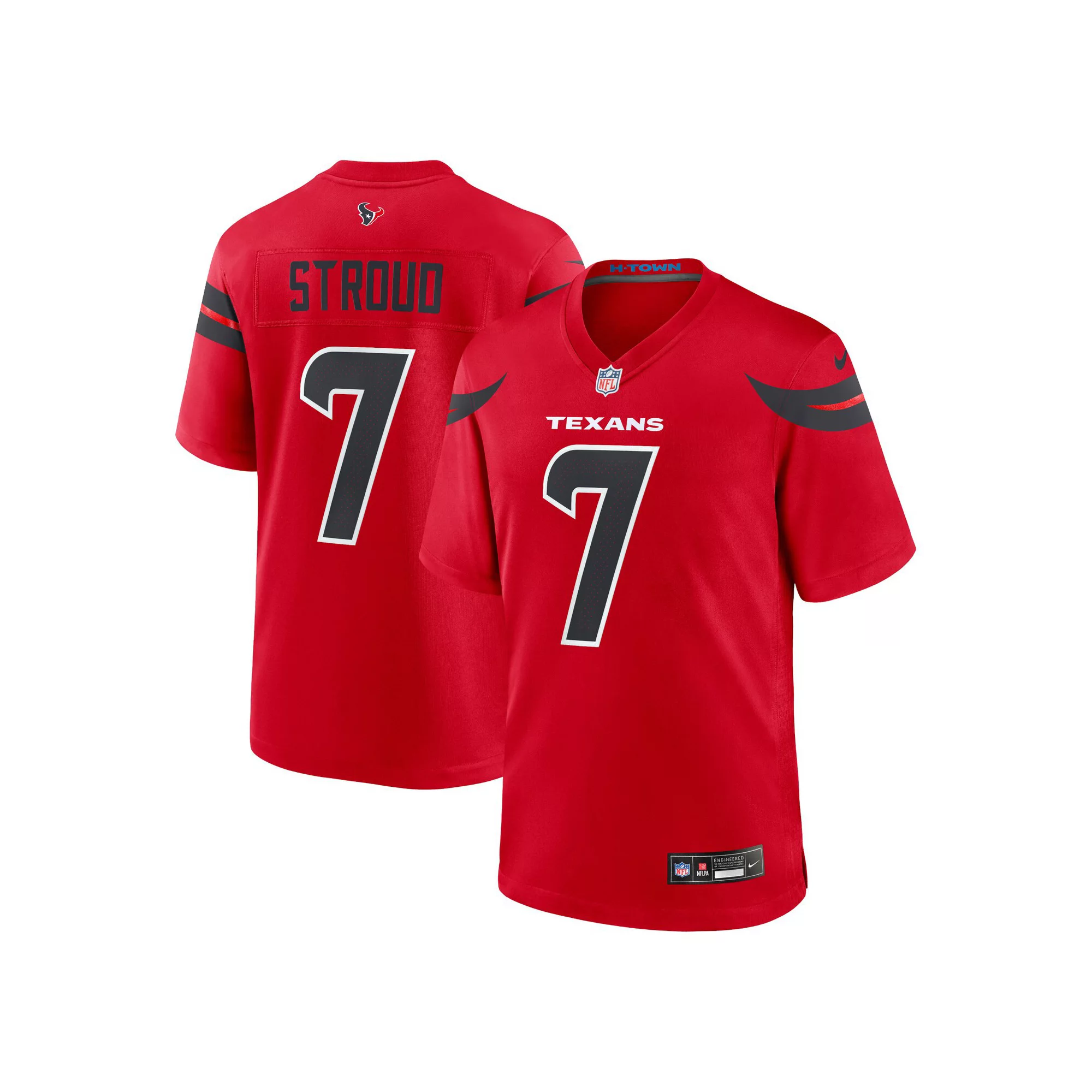 Men's Nike C.J. Stroud Red Houston Texans Alternate Game Jersey