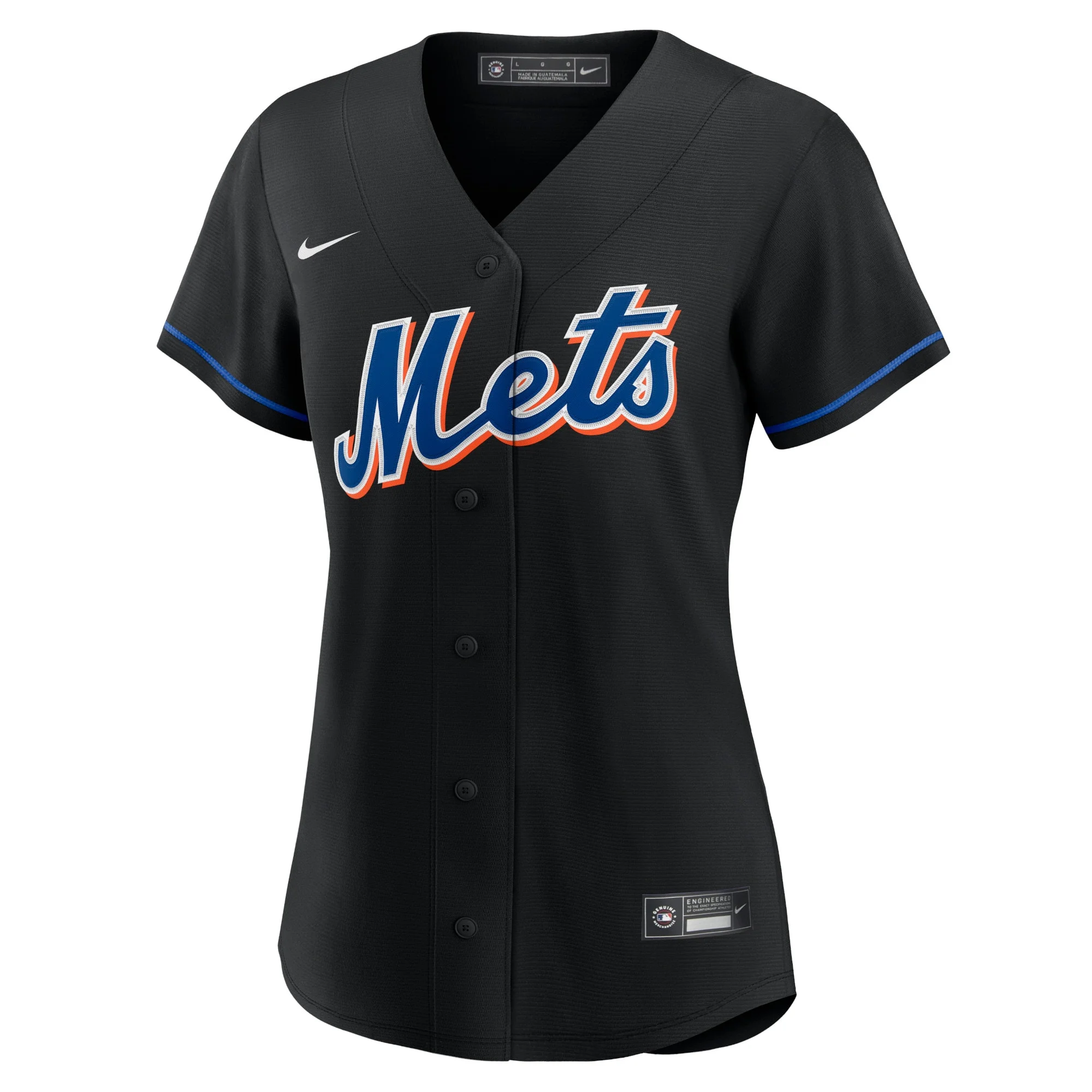 Women's Nike Jacob deGrom Black New York Mets 2022 Alternate Replica Player Jersey