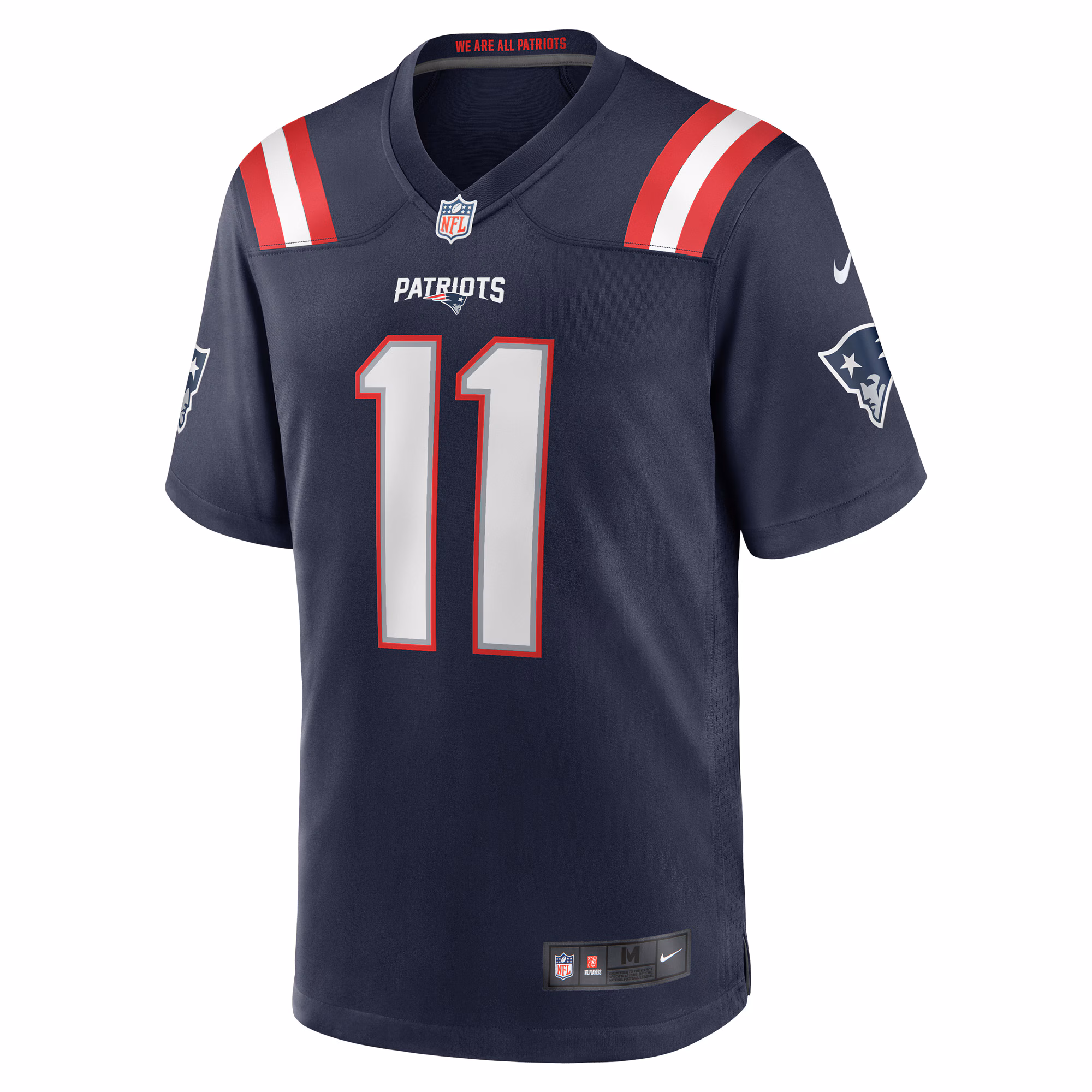 Tyquan Thornton New England Patriots Nike Game Player Jersey - Navy