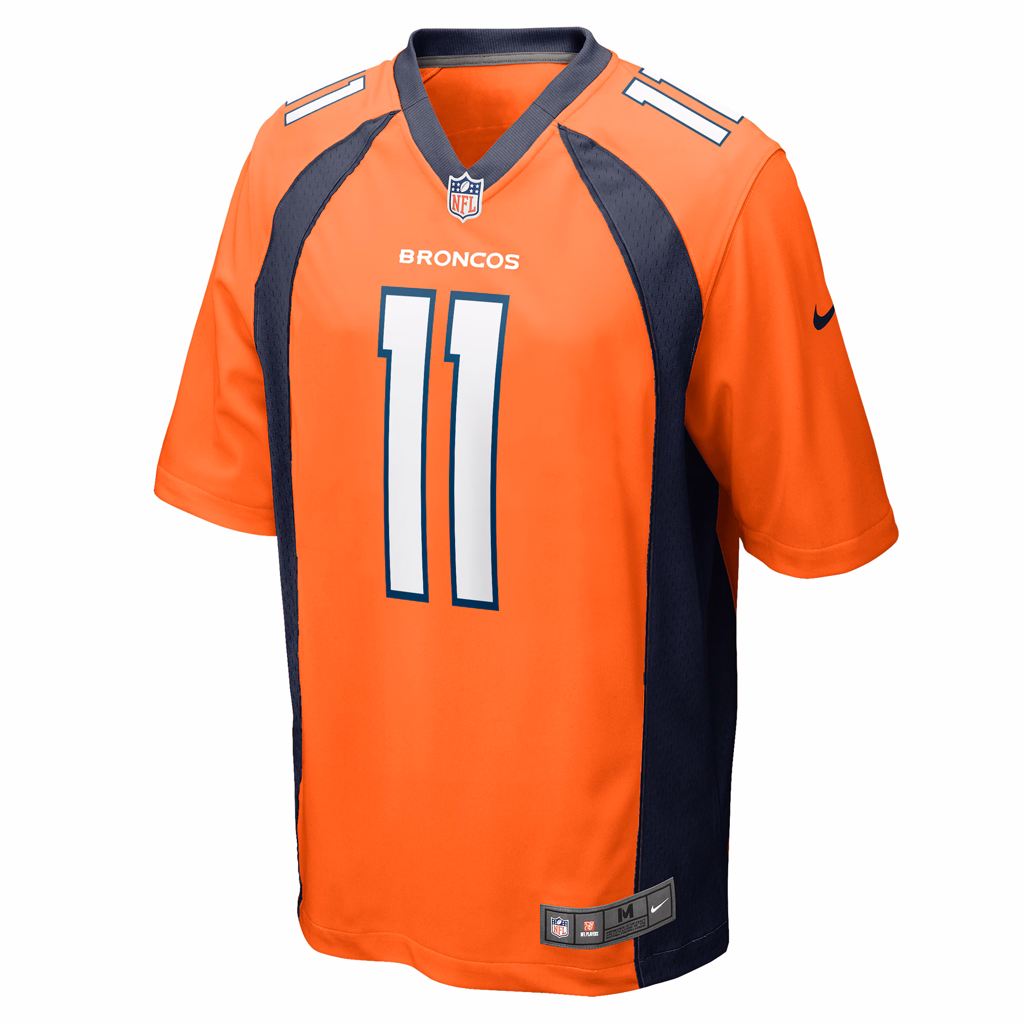 Ben DiNucci Denver Broncos Nike Team Game Jersey -  Orange