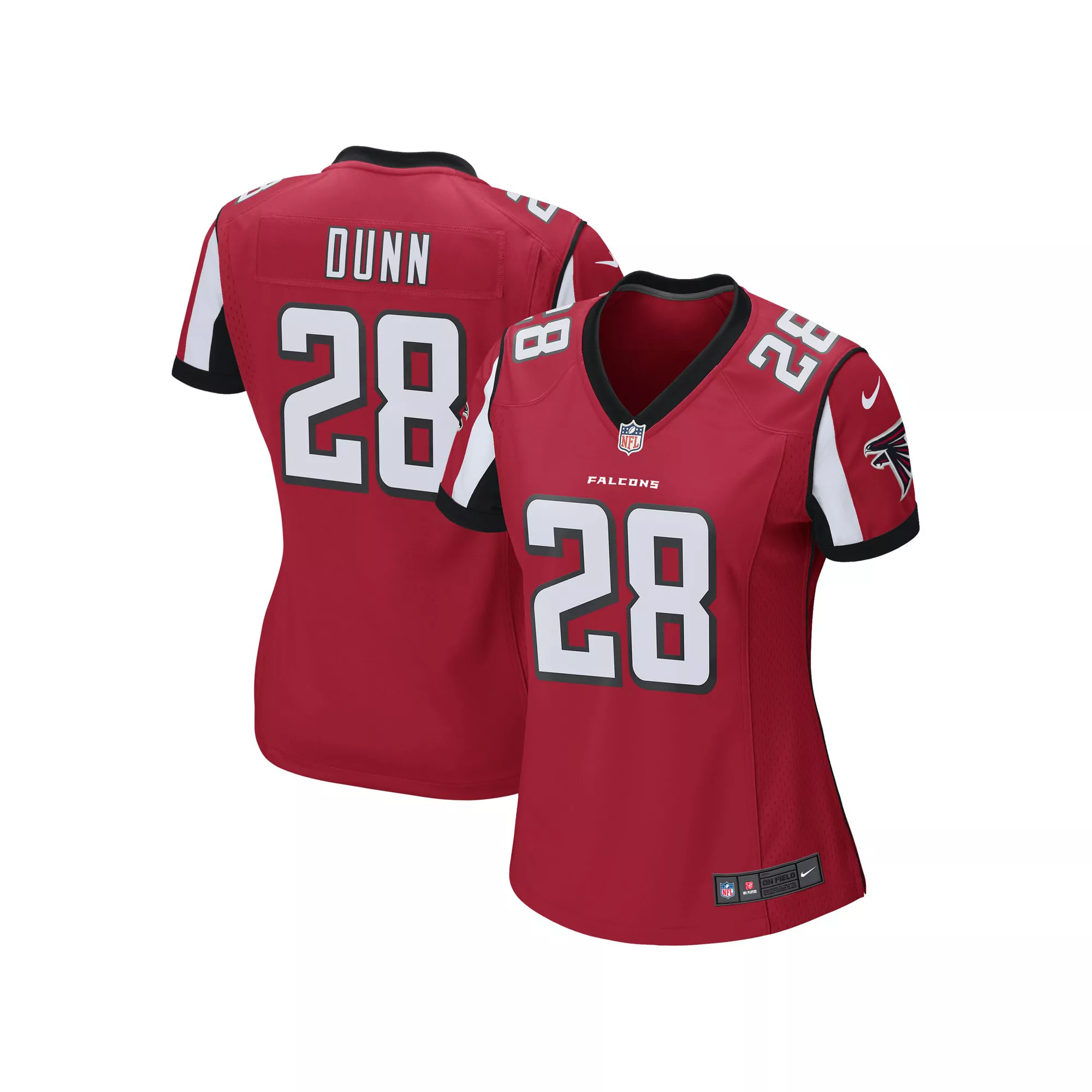Women's Nike Warrick Dunn Red Atlanta Falcons Retired Player Game Jersey