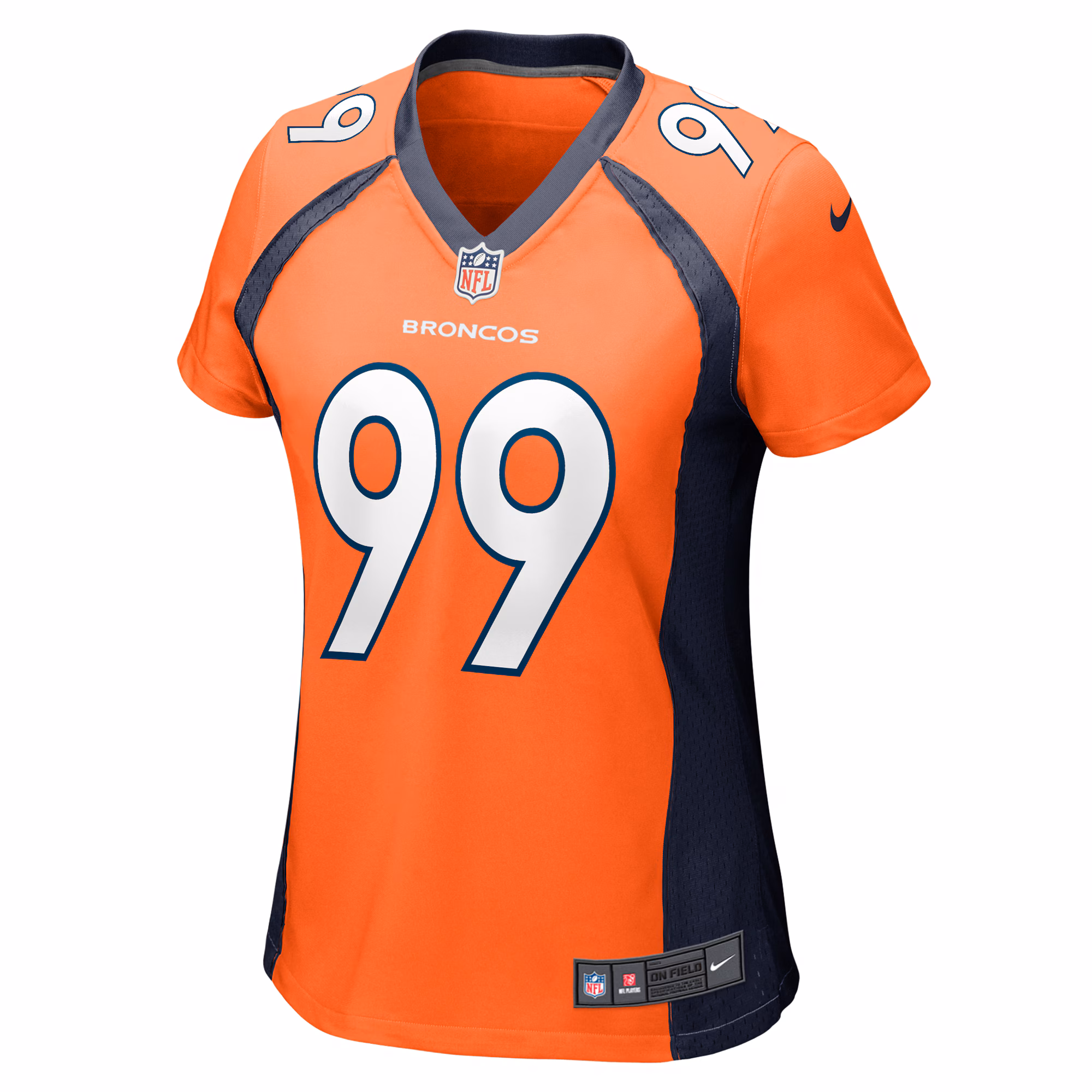 Zach Allen Denver Broncos Nike Women's Game Player Jersey - Orange