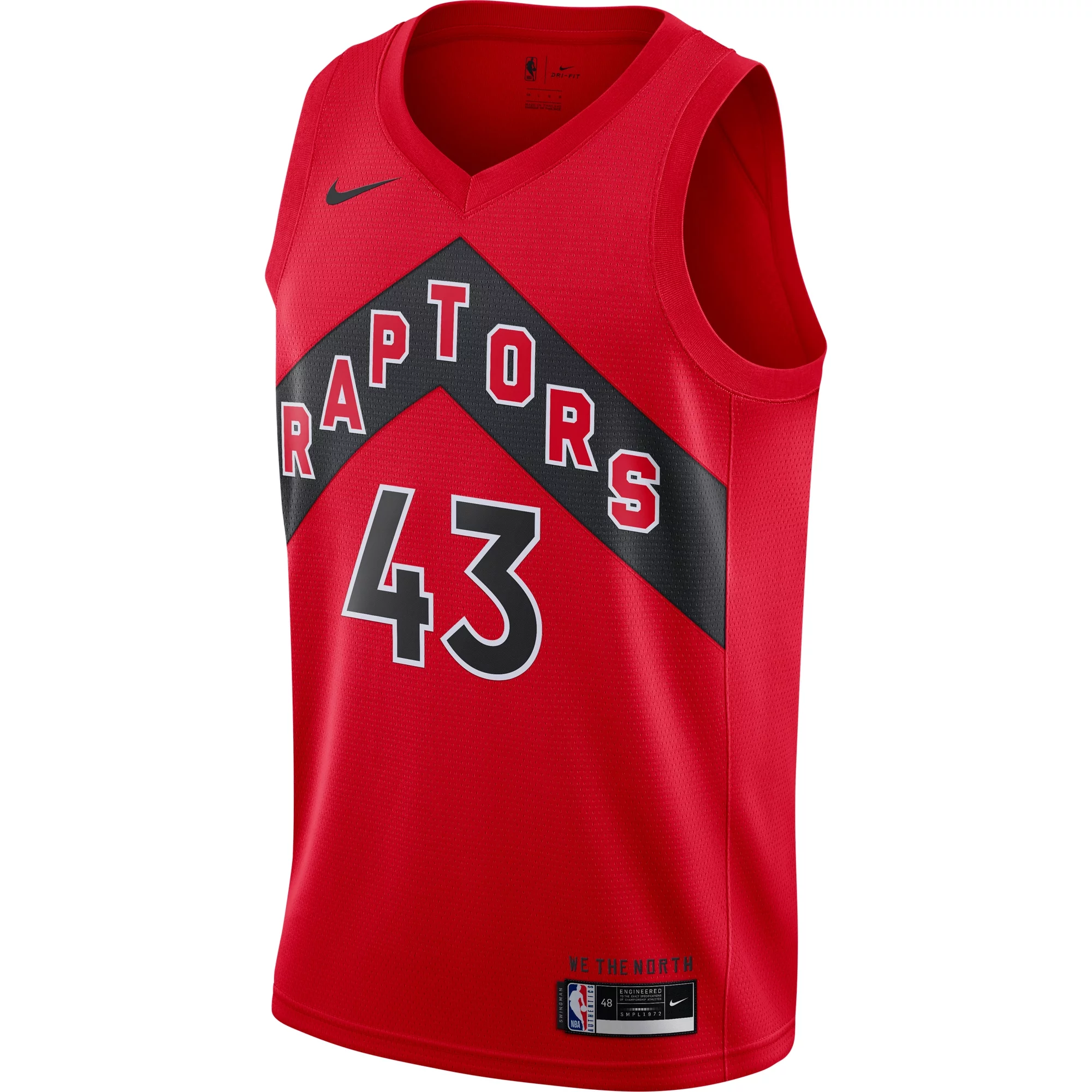 Men's Nike Pascal Siakam Red Toronto Raptors 2020/21 Icon Swingman Jersey