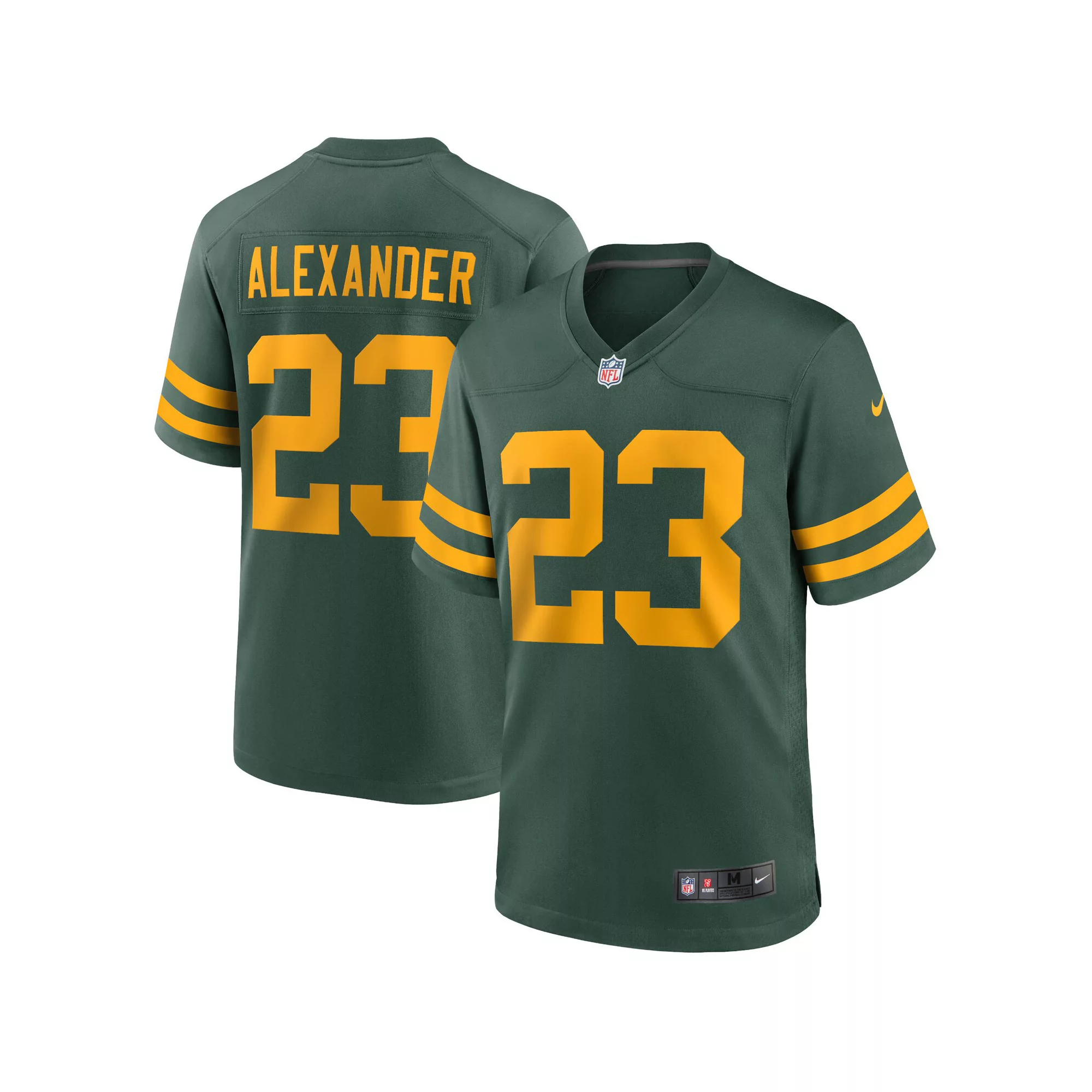 Men's Nike Jaire Alexander Green Green Bay Packers Alternate Game Player Jersey
