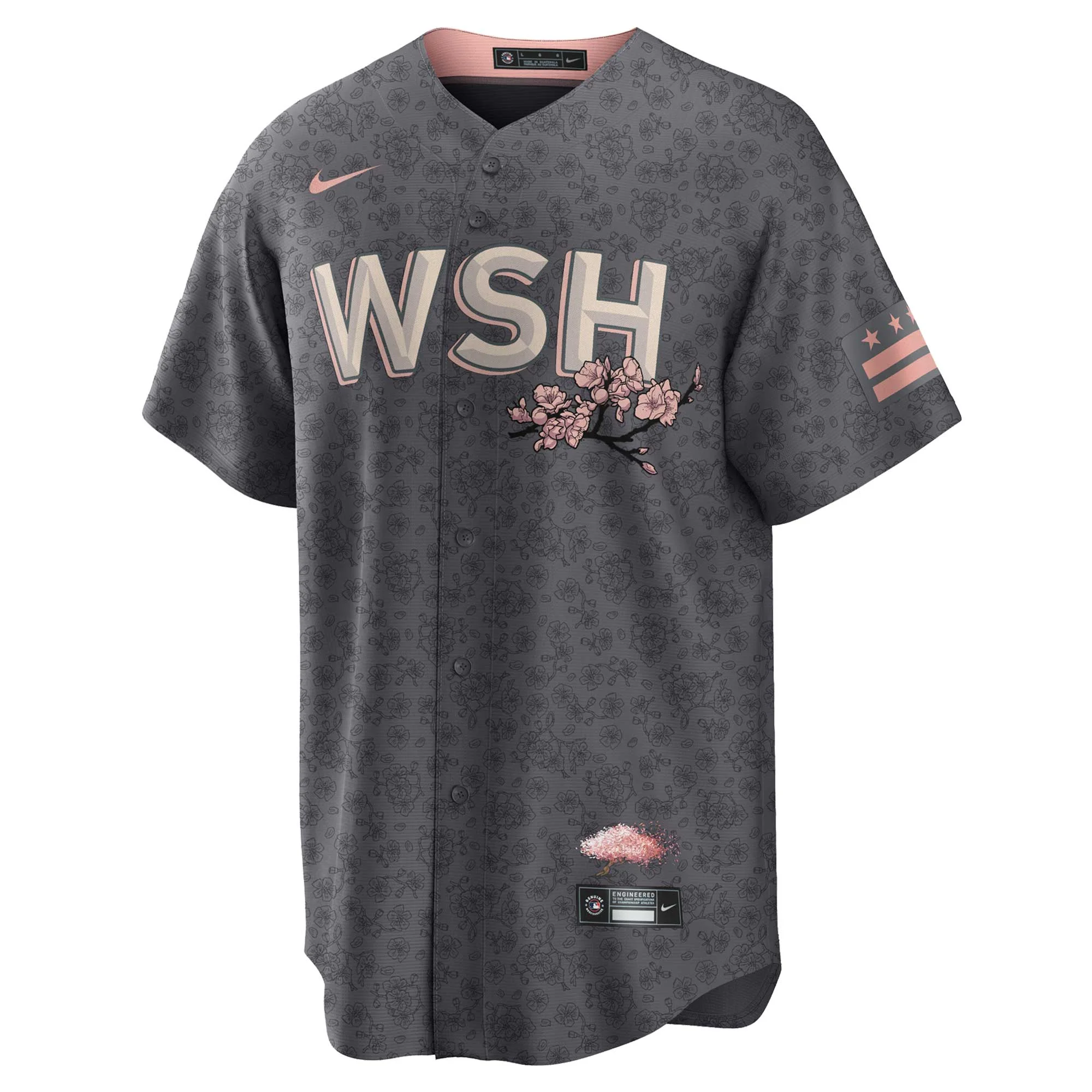 Men's Nike Stephen Strasburg Gray Washington Nationals City Connect Replica Player Jersey