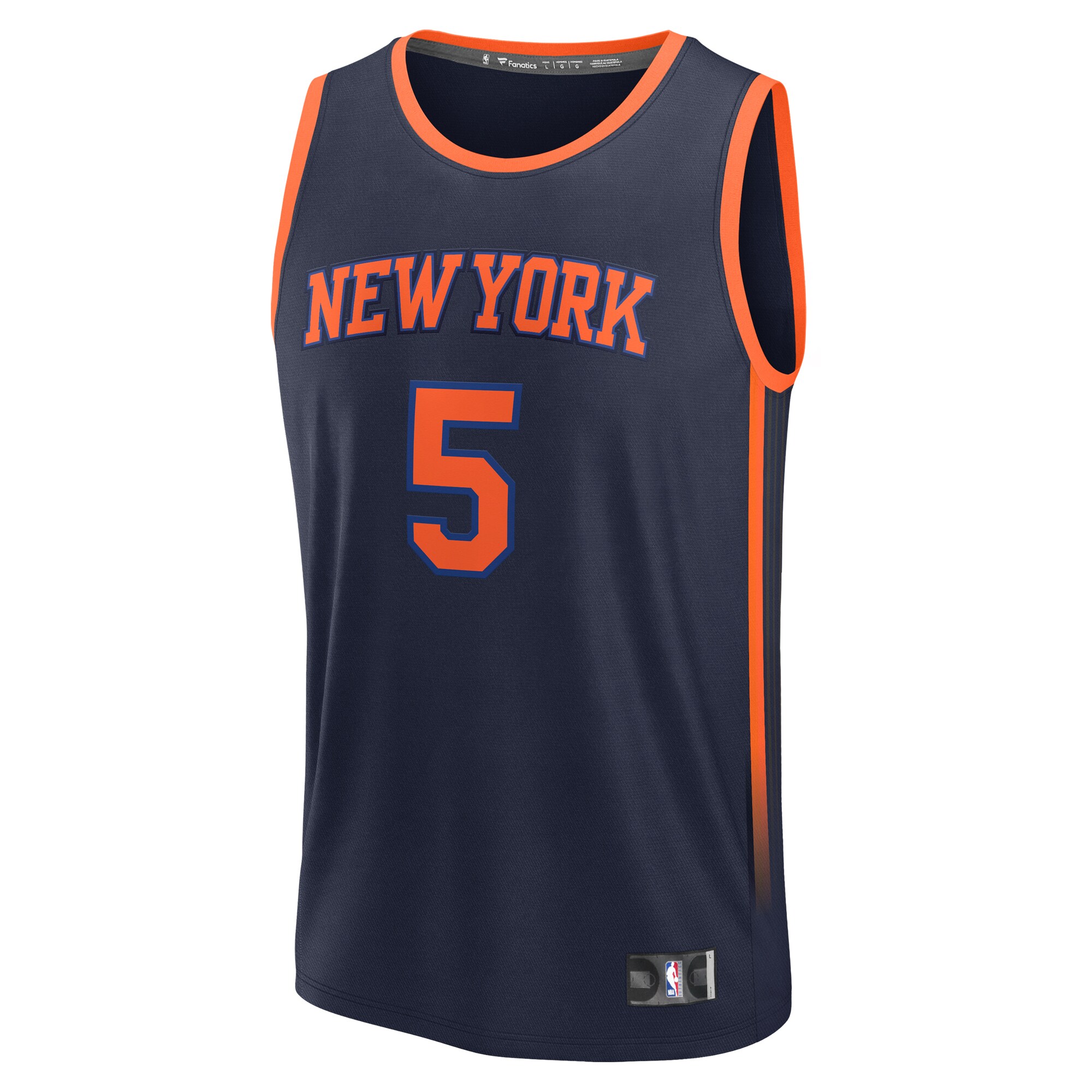 Precious Achiuwa New York Knicks Fanatics Fast Break Player Jersey - Statement Edition - Navy