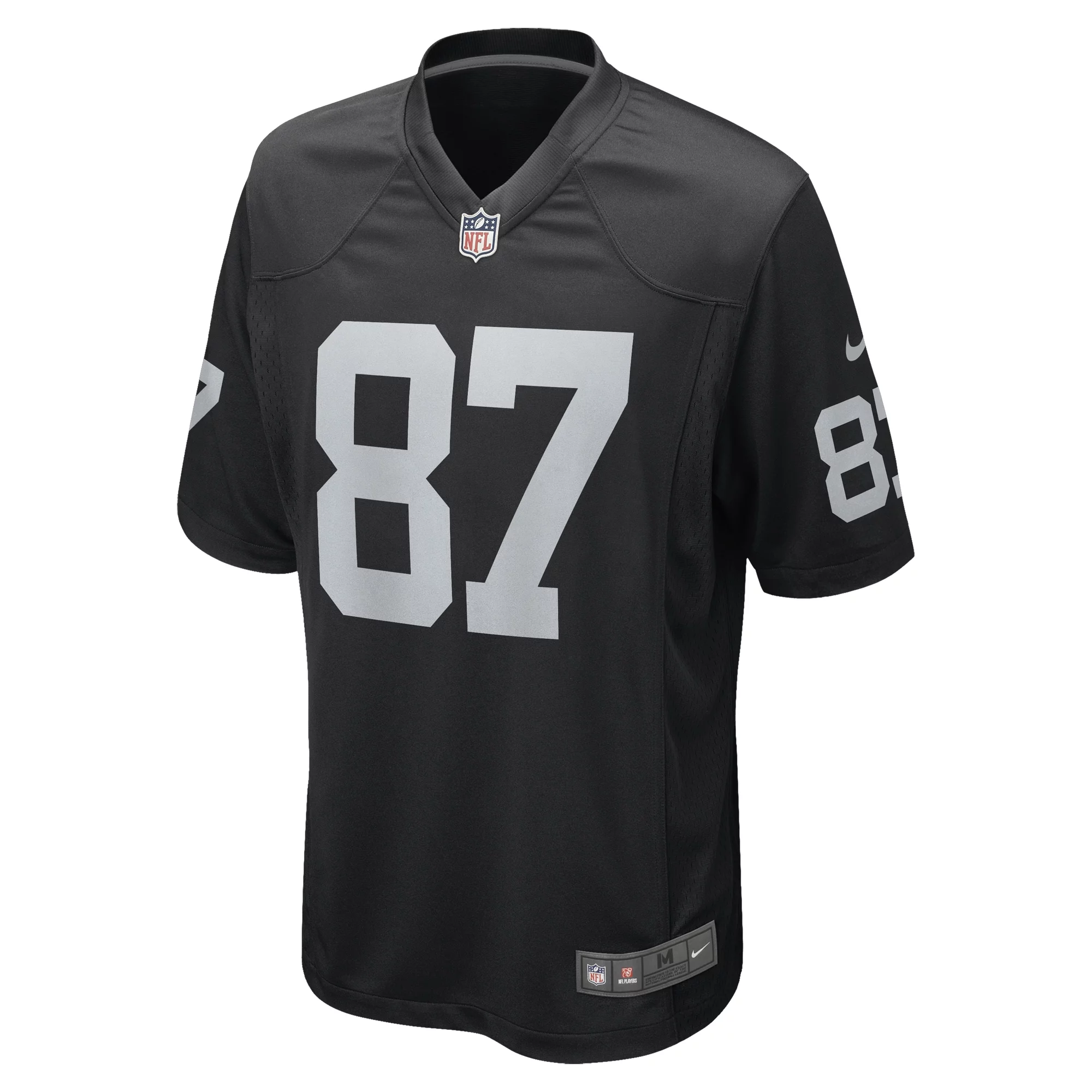 Men's Nike Michael Mayer Black Las Vegas Raiders 2023 NFL Draft Pick Game Jersey