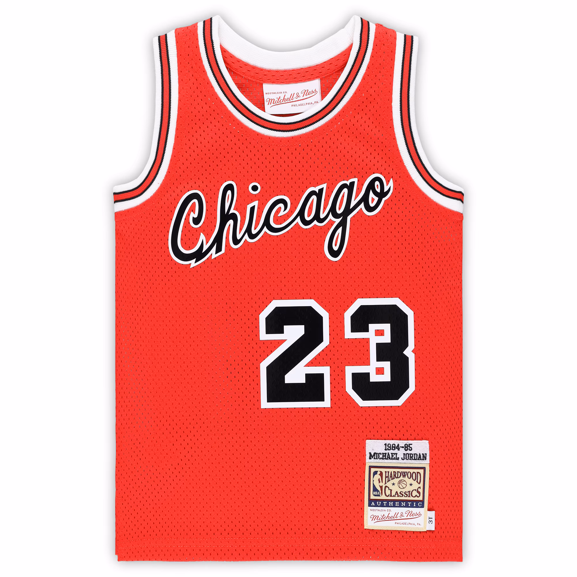Michael Jordan Chicago Bulls Mitchell & Ness Toddler Hardwood Classics 1984/85 Authentic Swingman Jersey - Red