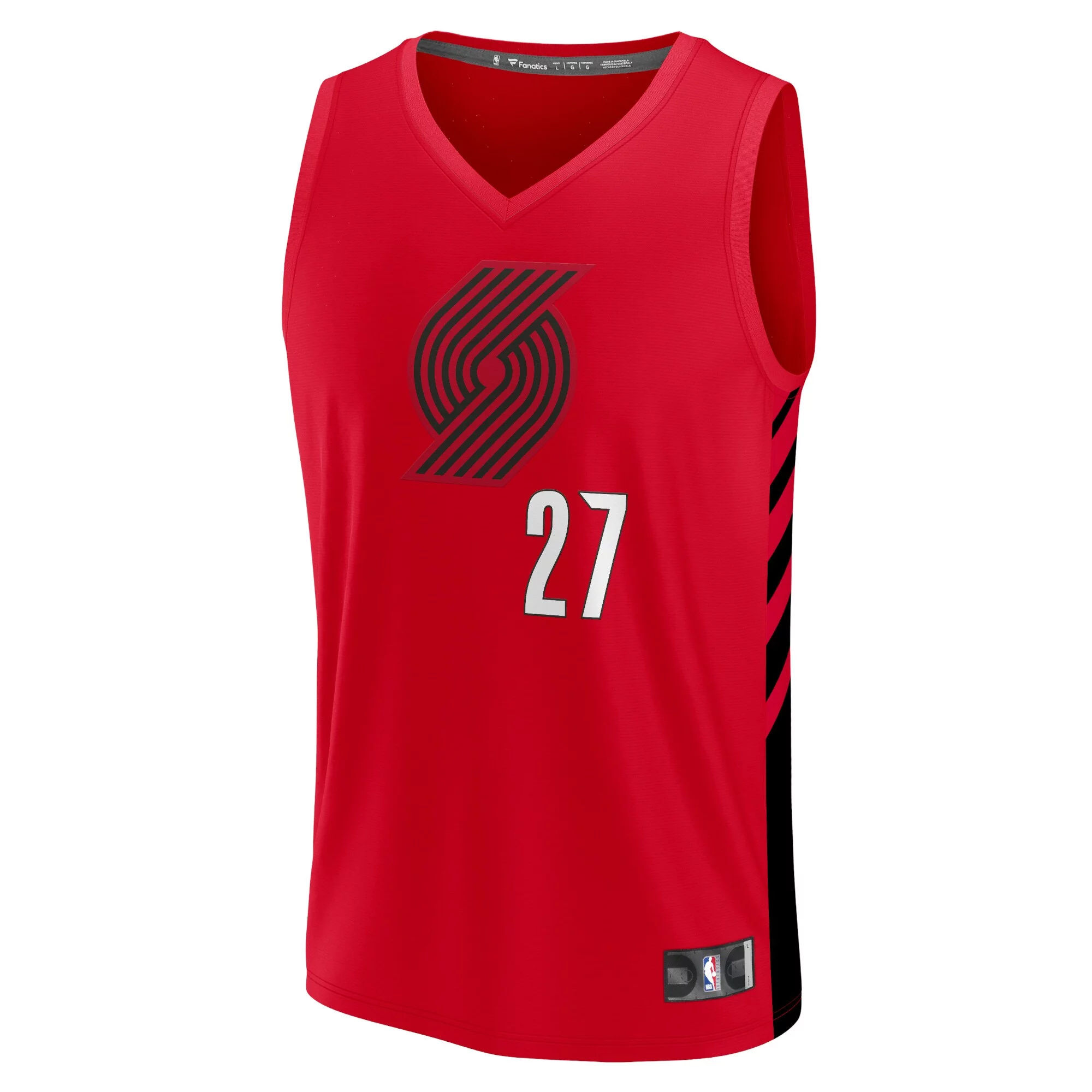 Men's Fanatics Branded Jusuf Nurkic Red Portland Trail Blazers Fast Break Replica Player Jersey - Statement Edition