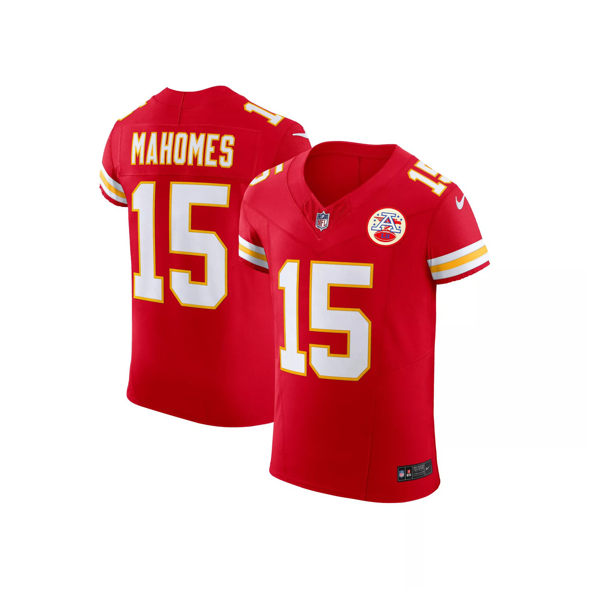 Men's Nike Patrick Mahomes Red Kansas City Chiefs  Vapor F.U.S.E. Elite Jersey