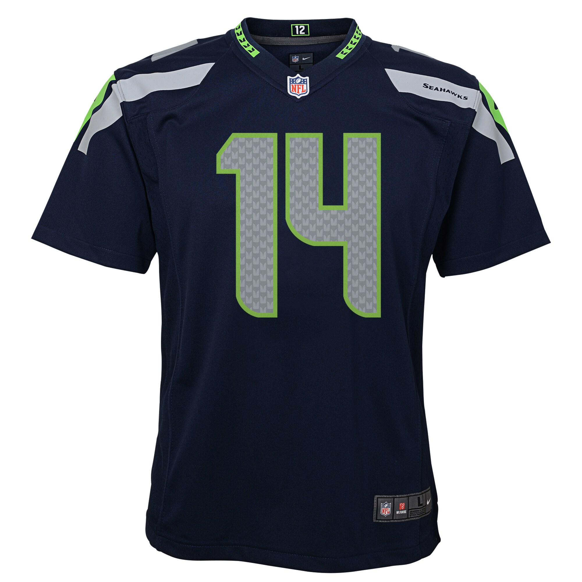 DK Metcalf Seattle Seahawks Nike Youth Game Jersey - Navy