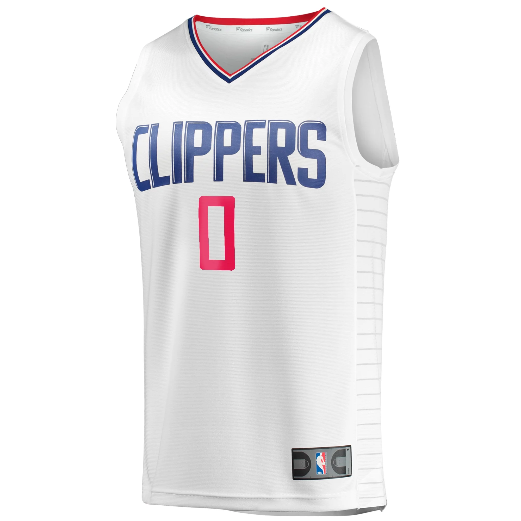 Men's Fanatics Branded Russell Westbrook White LA Clippers Fast Break Player Jersey - Association Edition