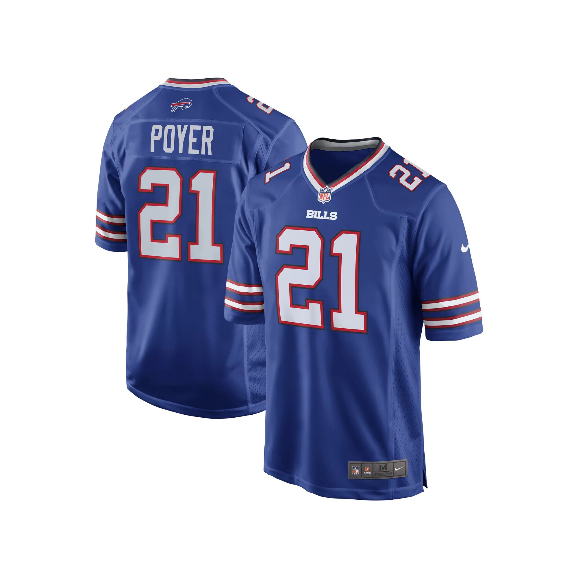 Men's Nike Jordan Poyer Royal Buffalo Bills Game Player Jersey