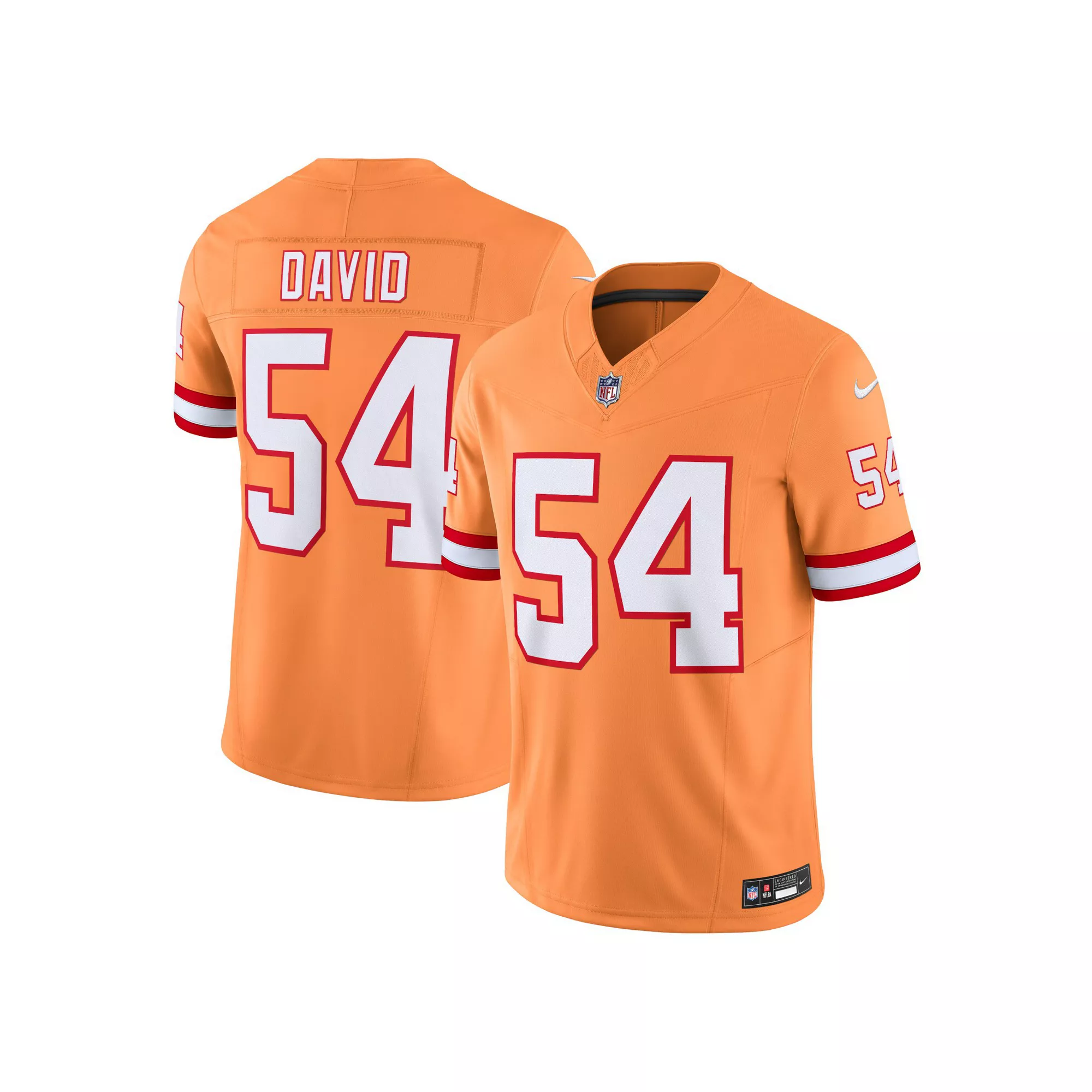 Men's Nike Lavonte David Orange Tampa Bay Buccaneers Vapor F.U.S.E. Limited Jersey