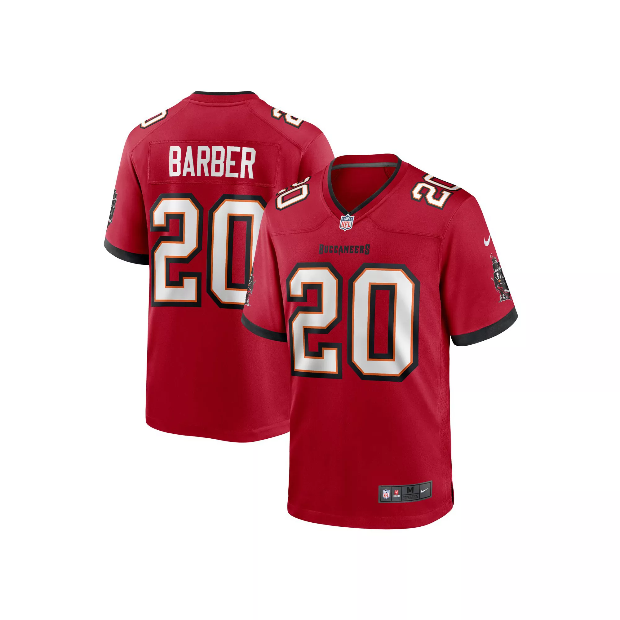 Men's Nike Ronde Barber Red Tampa Bay Buccaneers Retired Player Game Jersey