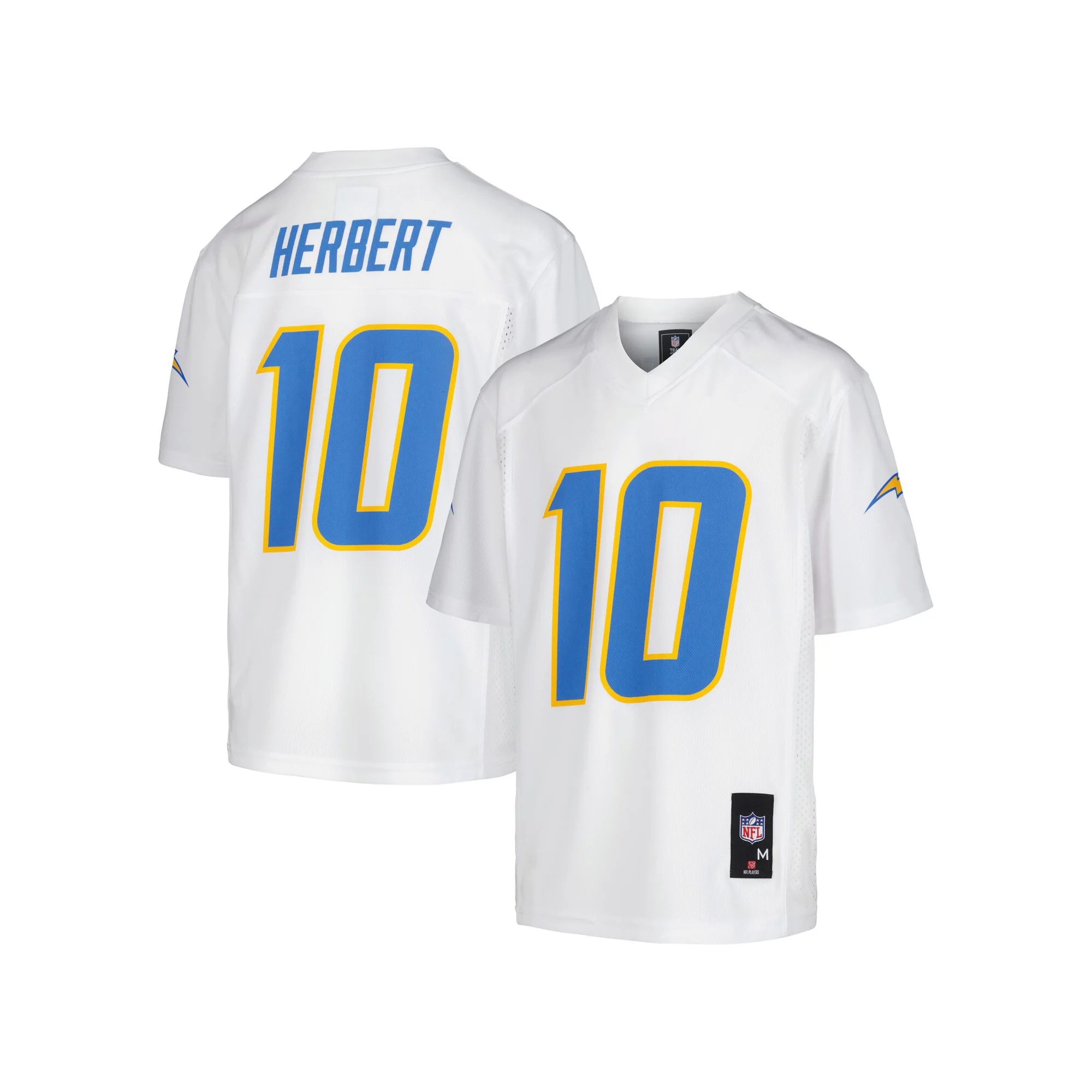 Youth Justin Herbert White Los Angeles Chargers Replica Player Jersey
