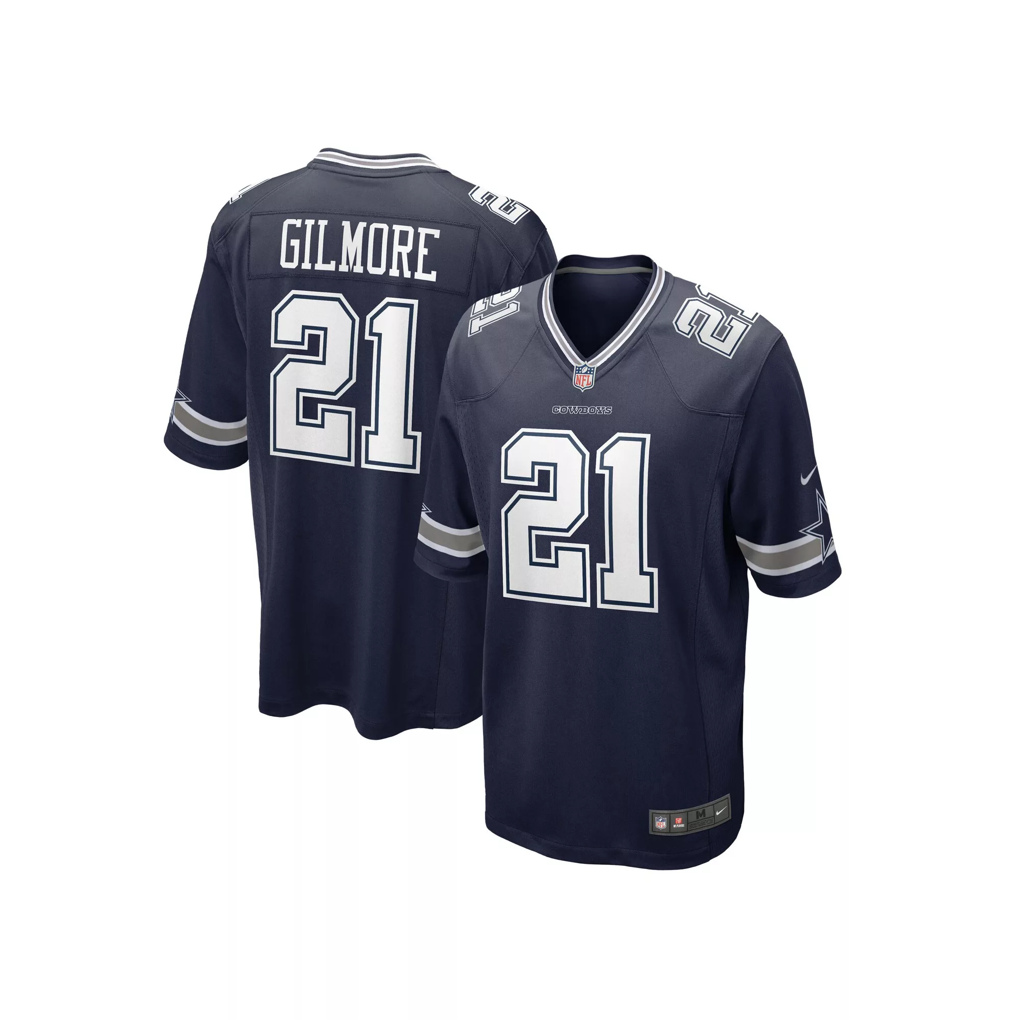 Men's Nike Stephon Gilmore Navy Dallas Cowboys  Game Jersey
