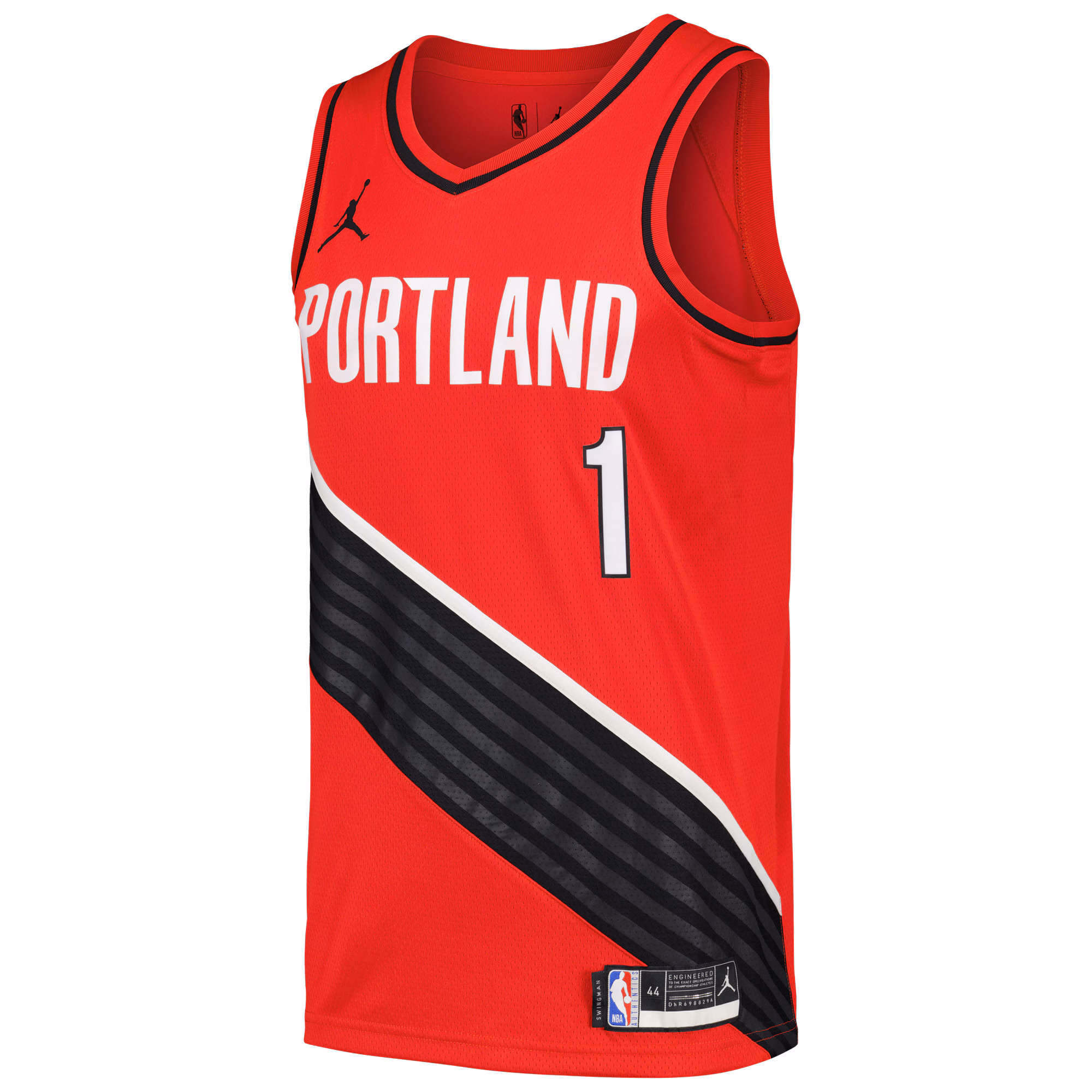 Anfernee Simons Portland Trail Blazers Jordan Brand Swingman Player Jersey - Statement Edition - Red