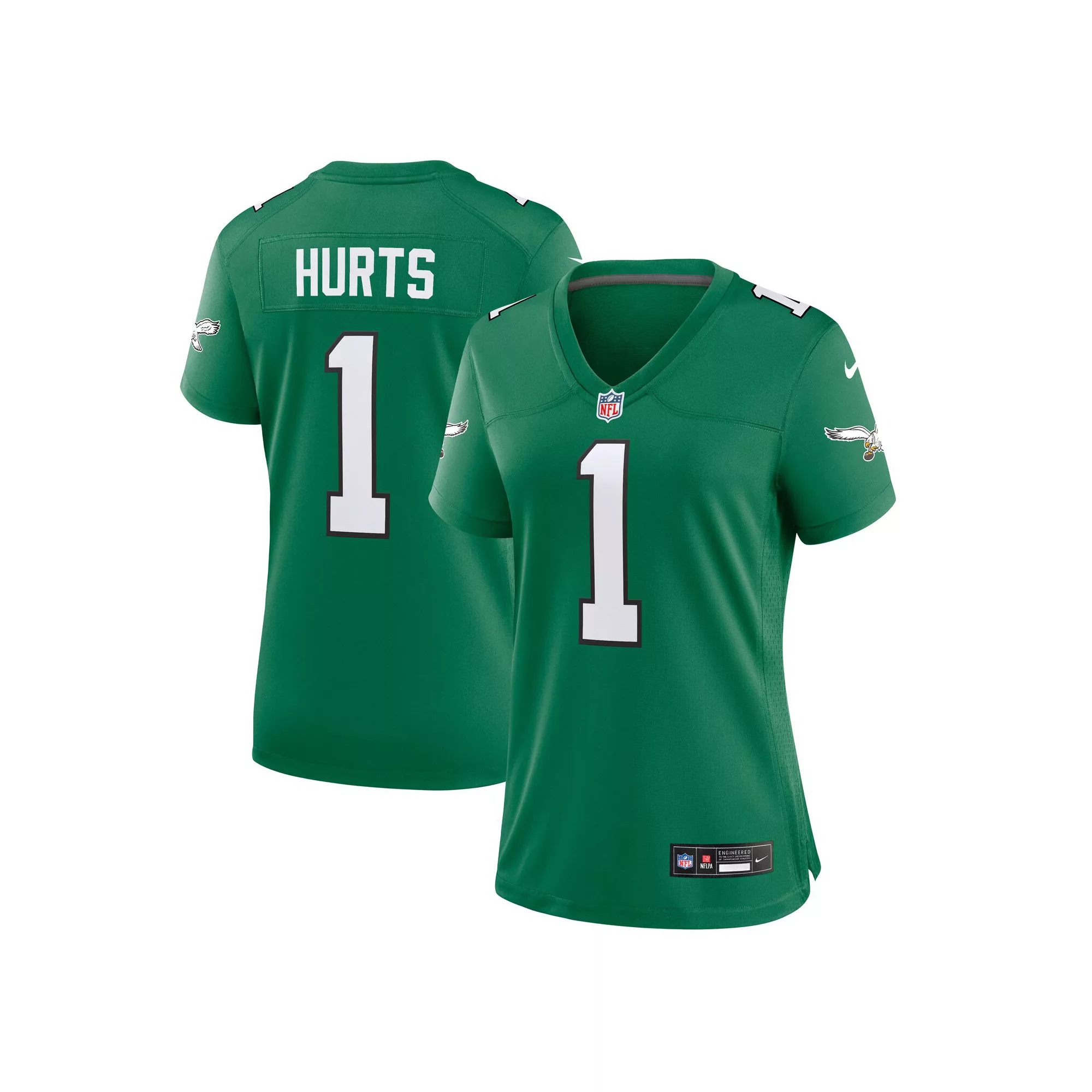 Women's Nike Jalen Hurts Kelly Green Philadelphia Eagles Alternate Game Player Jersey