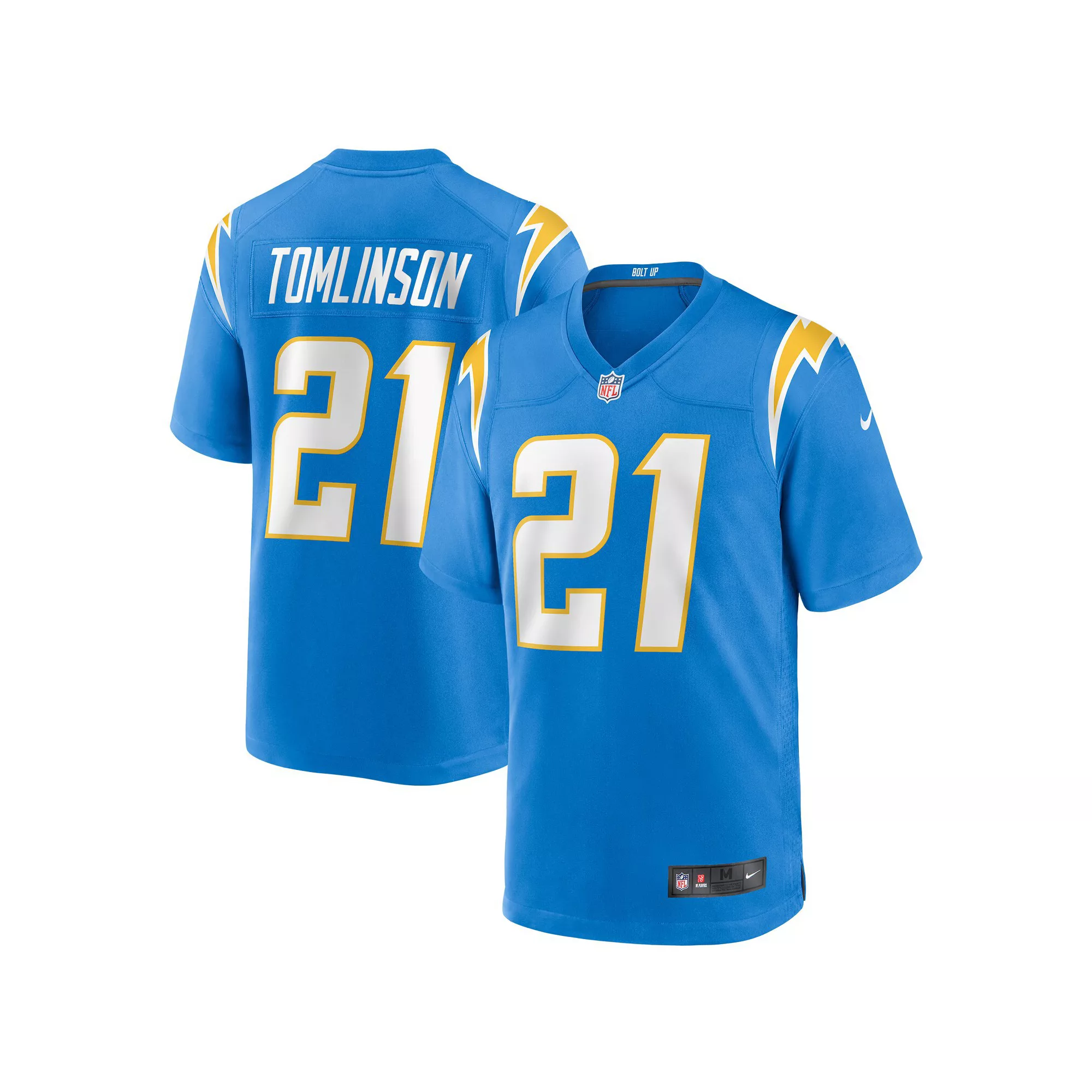 Men's Nike LaDainian Tomlinson Powder Blue Los Angeles Chargers Game Retired Player Jersey