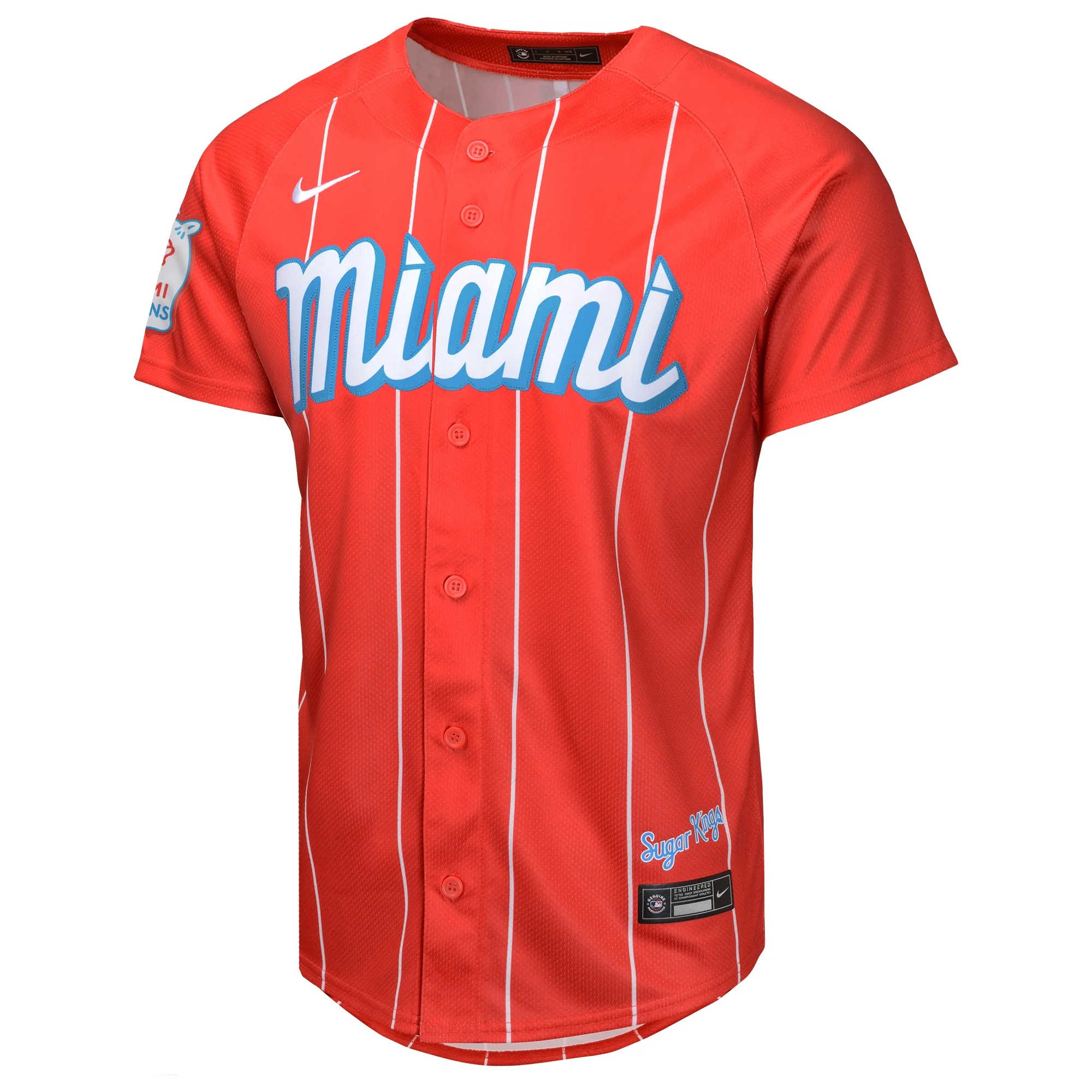Youth Nike Jazz Chisholm Jr. Red Miami Marlins City Connect Limited Player Jersey