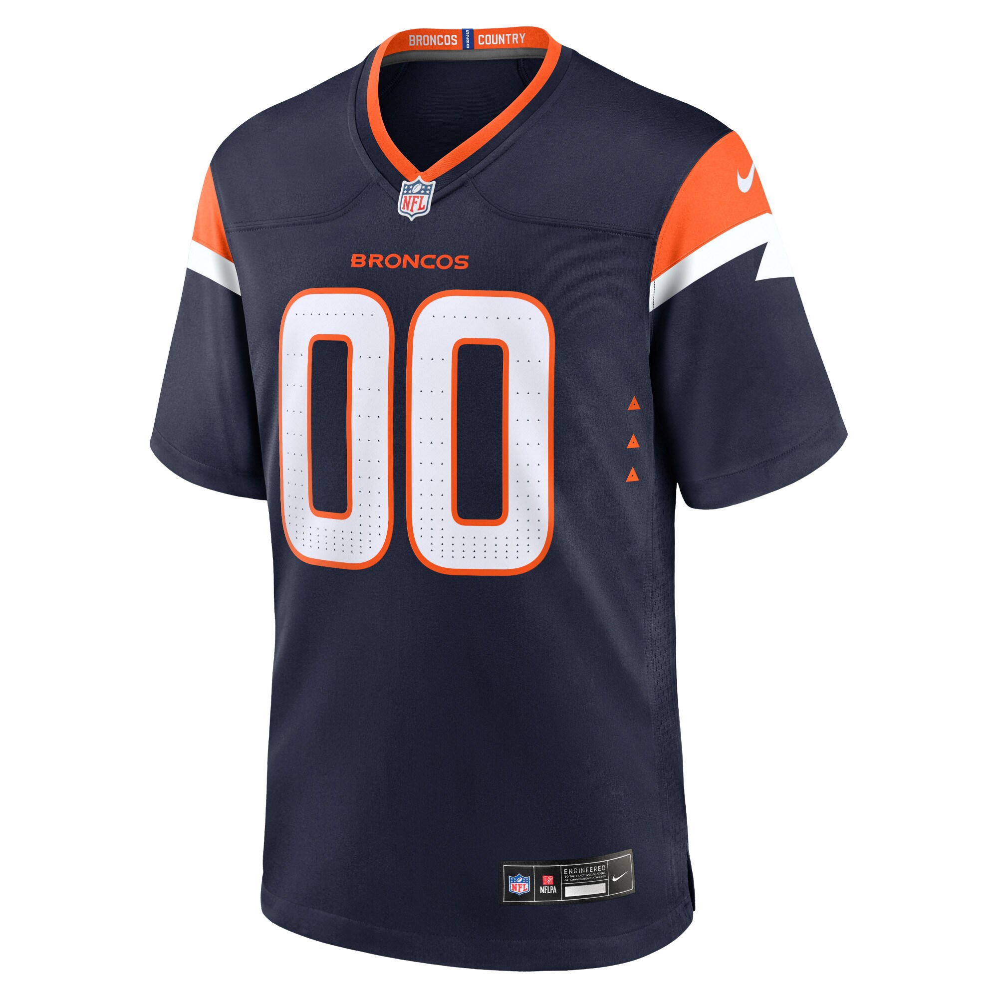 Denver Broncos Nike Alternate Mile High Collection Custom Game Jersey - Navy