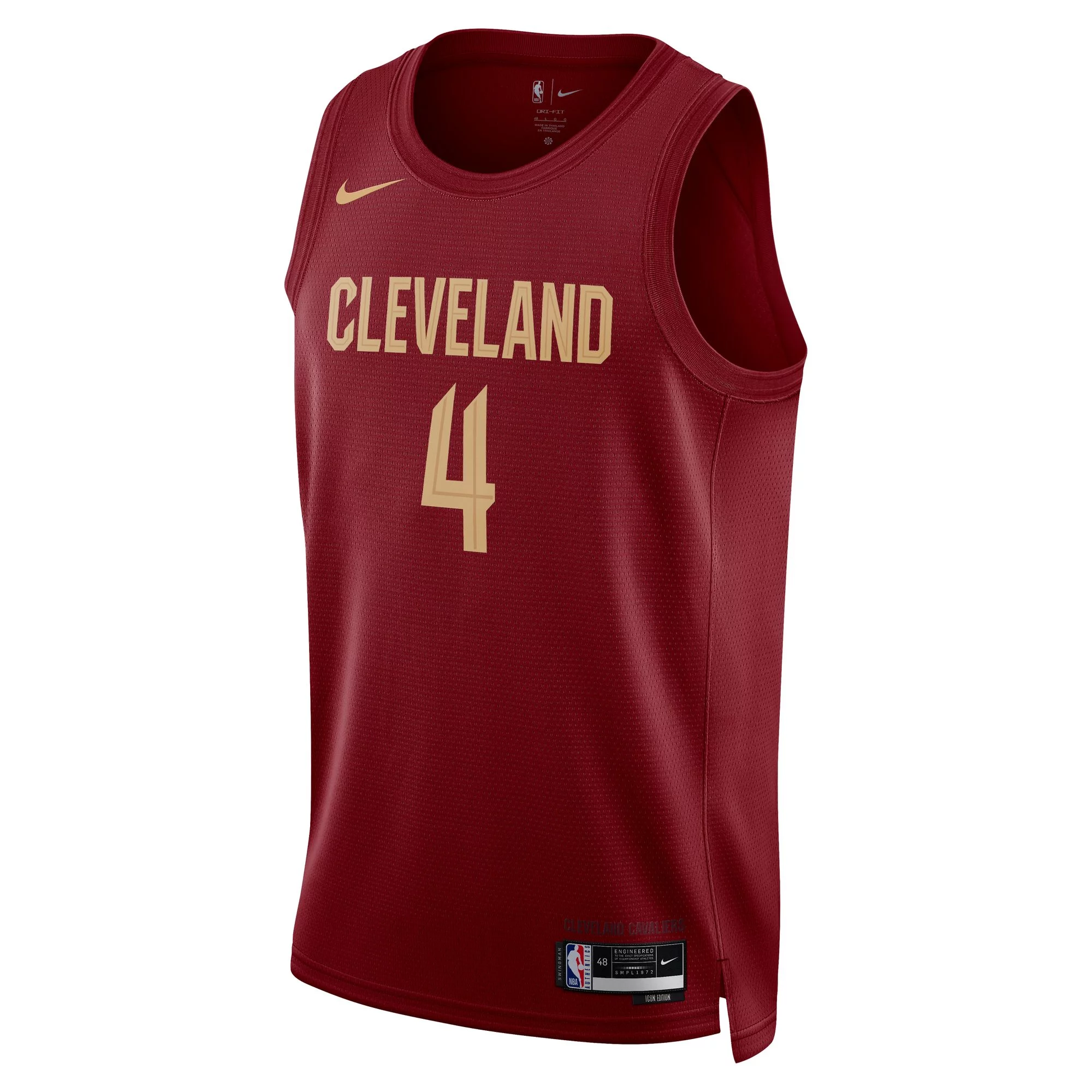 Unisex Nike Evan Mobley Wine Cleveland Cavaliers Swingman Jersey - Icon Edition