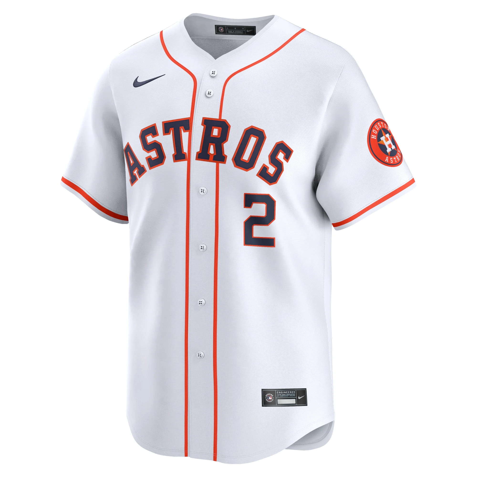 Men's Nike Alex Bregman White Houston Astros Home Limited Player Jersey